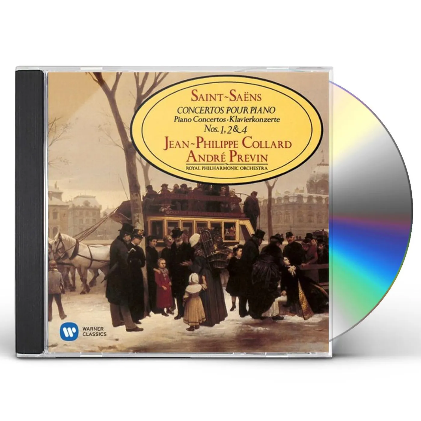 Jean-Philippe Collard SAINT-SAENS: PIANO CONCERTOS NO.1 2 4 CD
