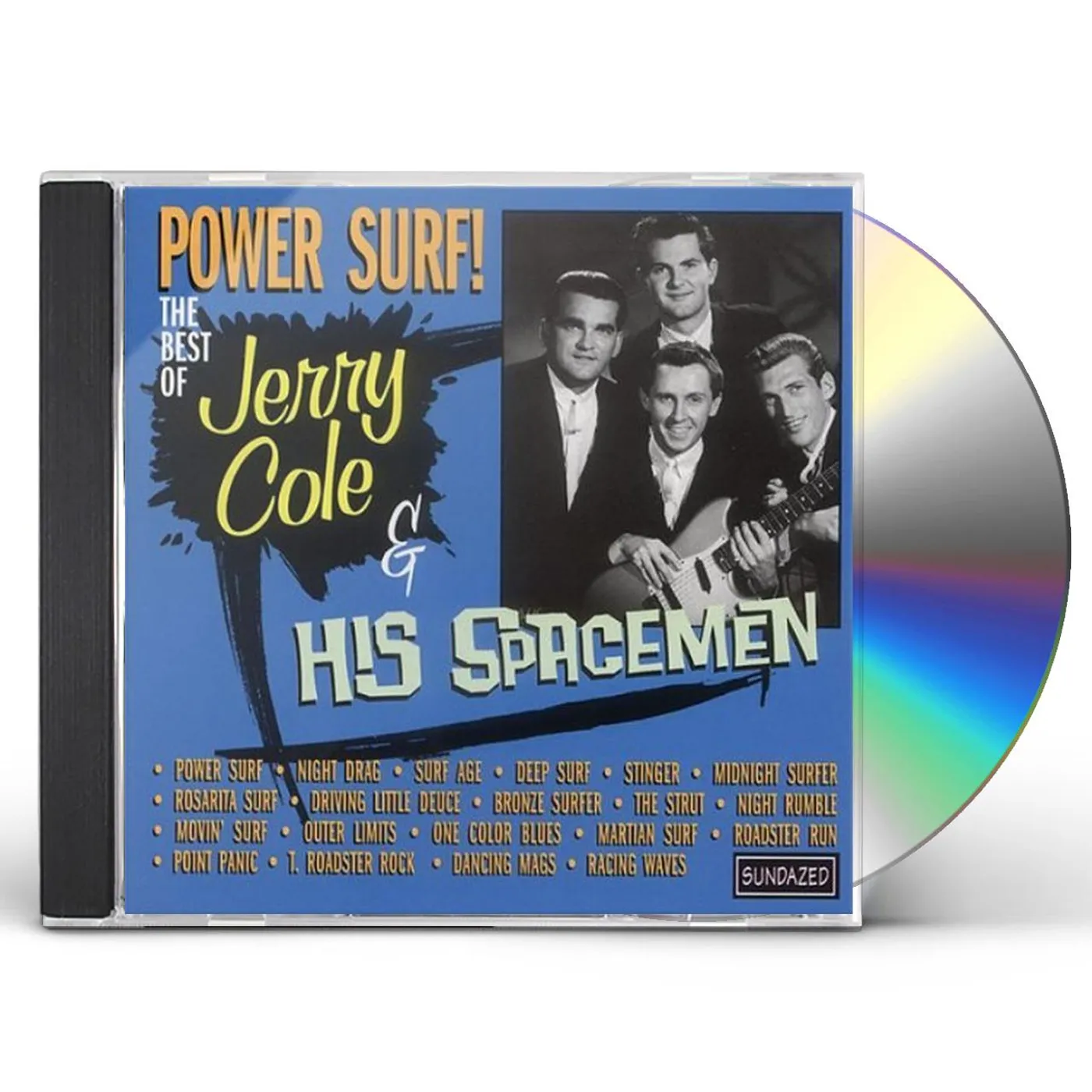 Jerry Cole and his Spacemen POWER SURF: BEST OF CD
