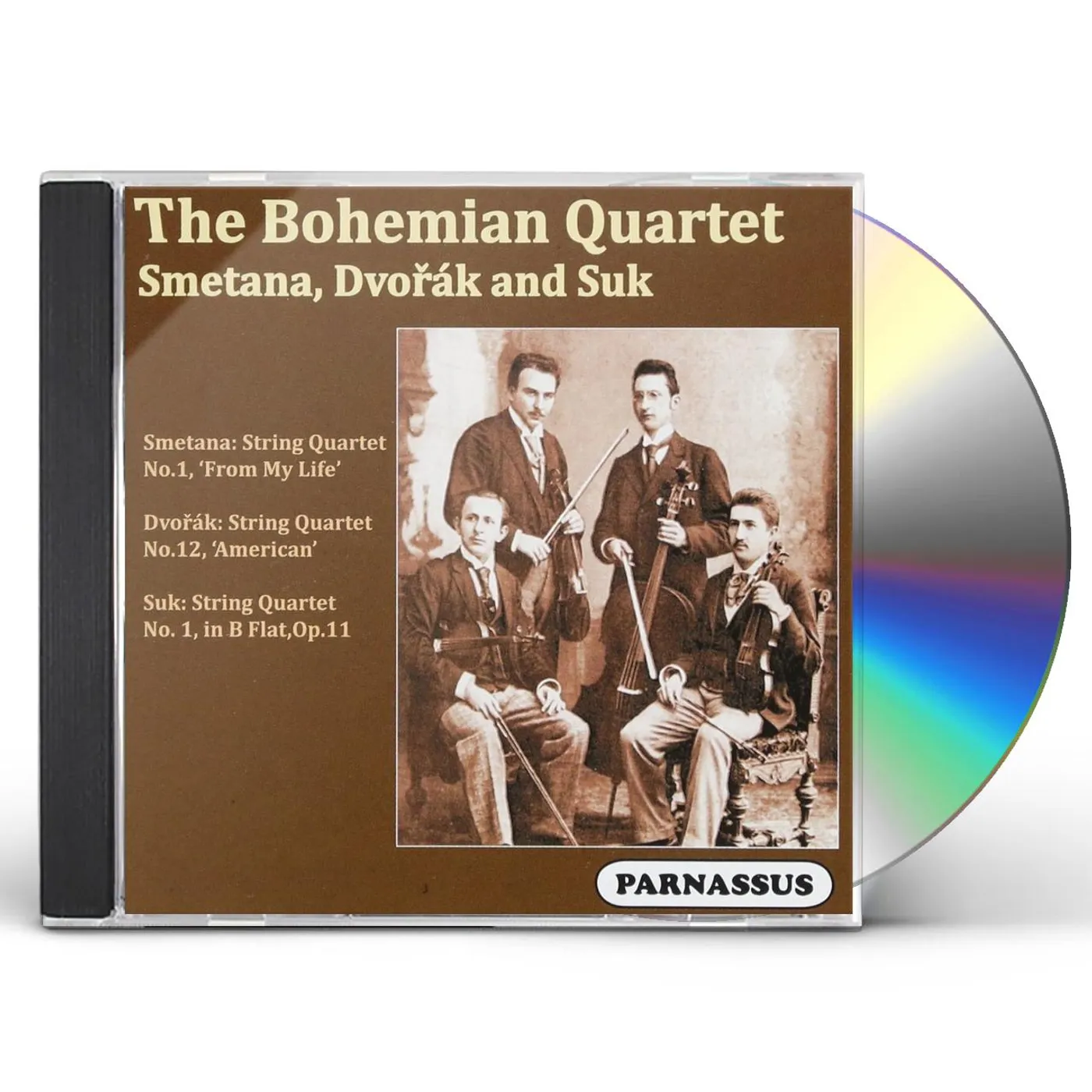 BOHEMIAN STRING QUARTET PLAYS SMETANA DVORAK & SUK CD