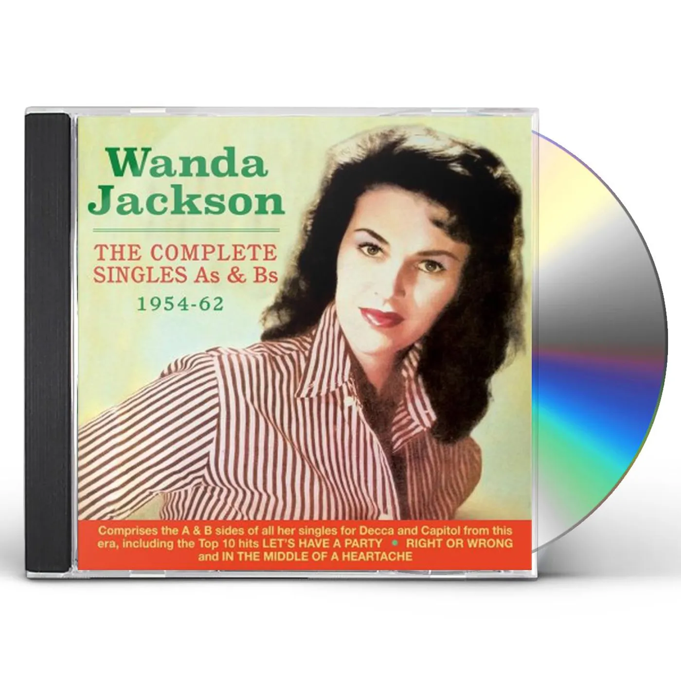 Wanda Jackson COMPLETE SINGLES AS & BS 1954-62 CD