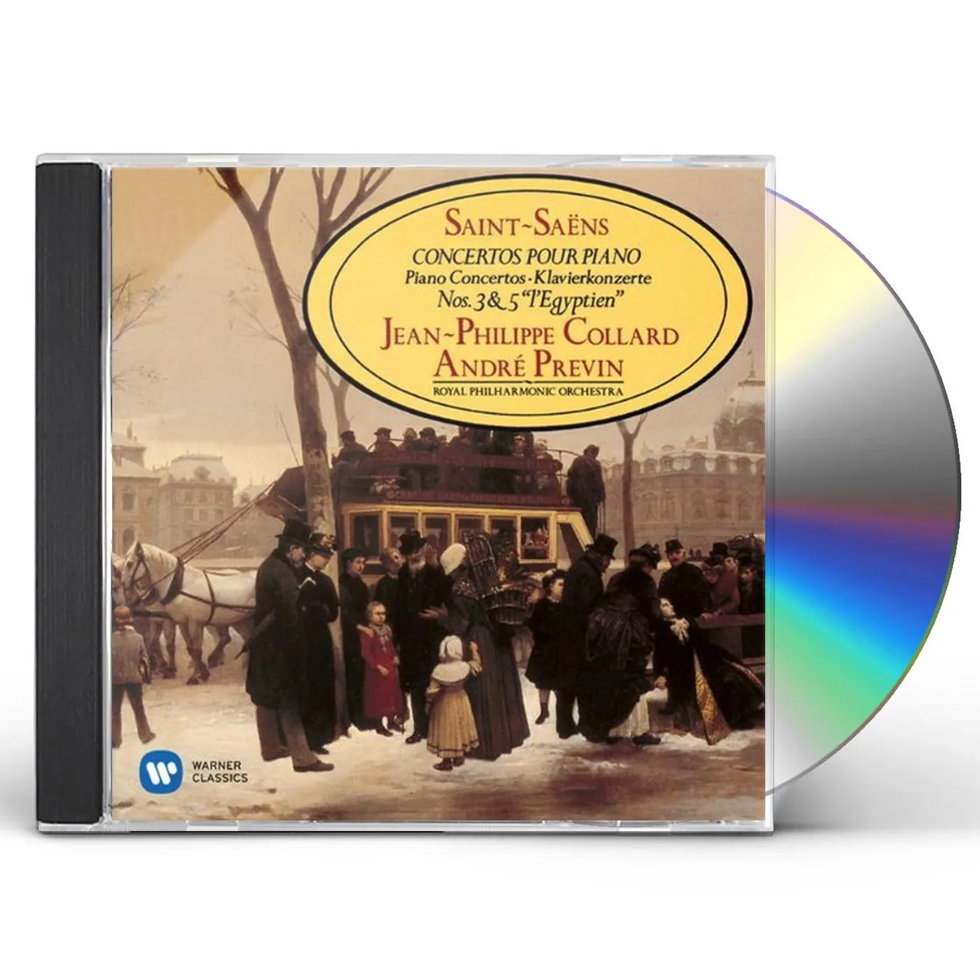 Jean-Philippe Collard SAINT-SAENS: PIANO CONCERTOS NO.3 & 5 CD