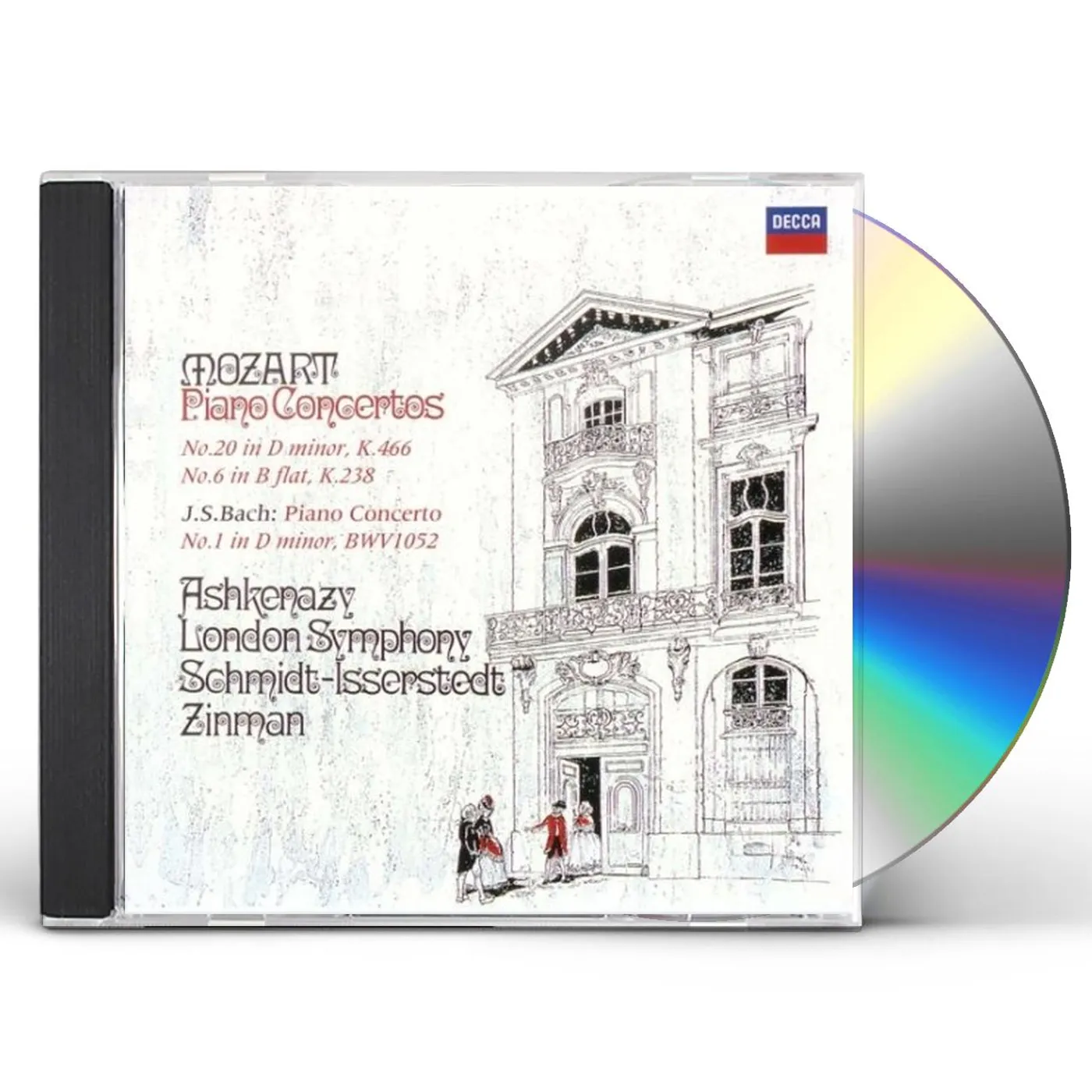 Vladimir Ashkenazy MOZART & BACH: PIANO CONCERTOS CD