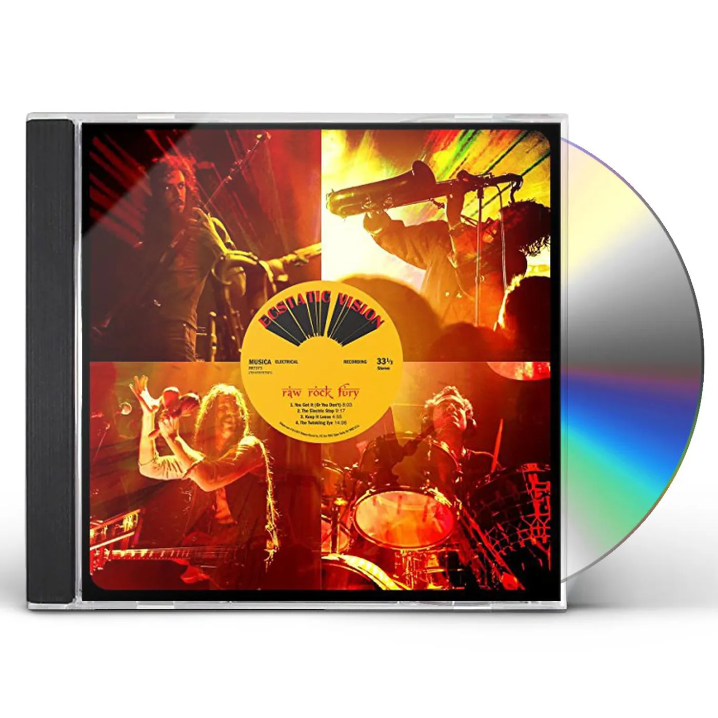 Ecstatic Vision RAW ROCK FURY CD