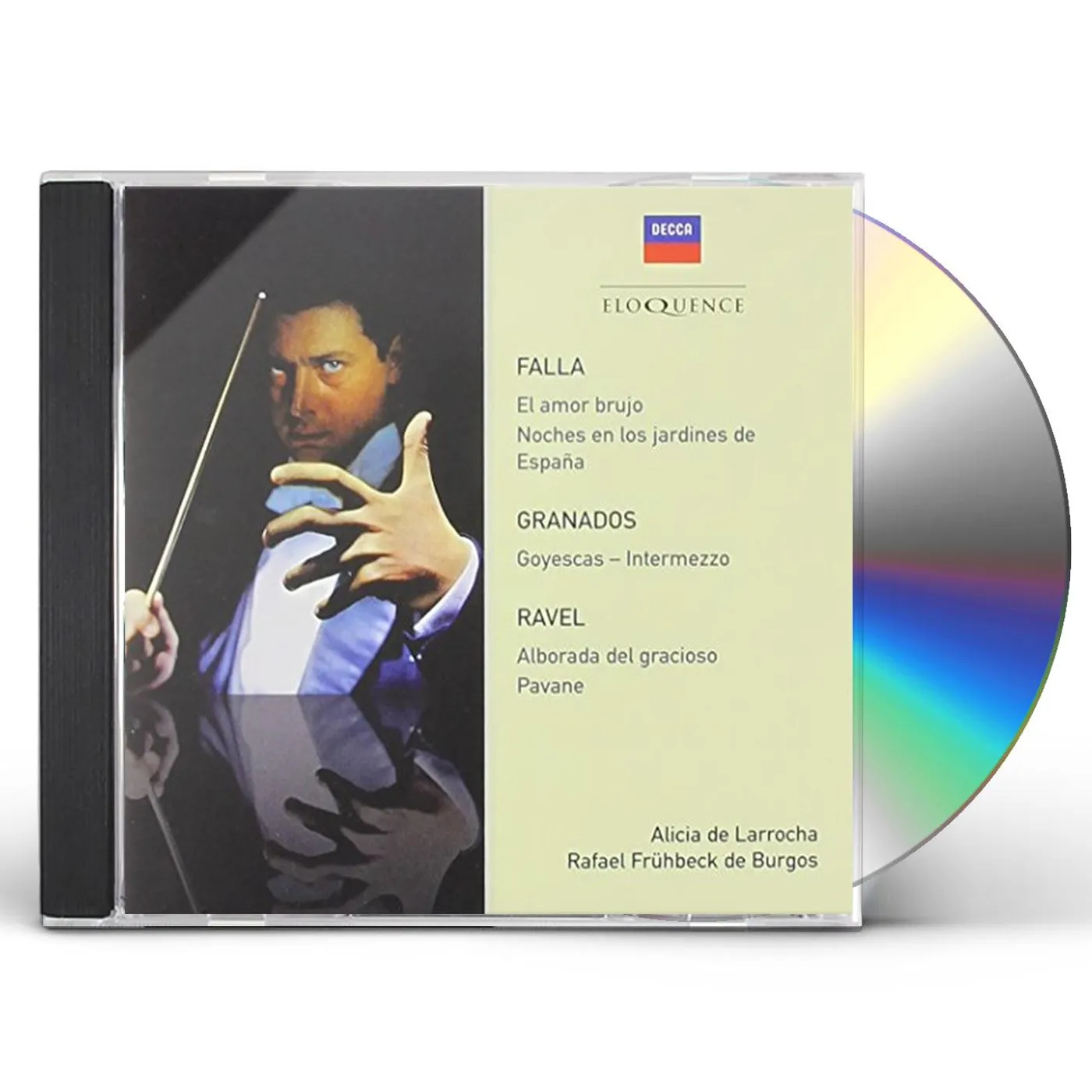 Alicia de Larrocha FALLA GRANADOS RAVEL: ORCHESTRAL WORKS CD