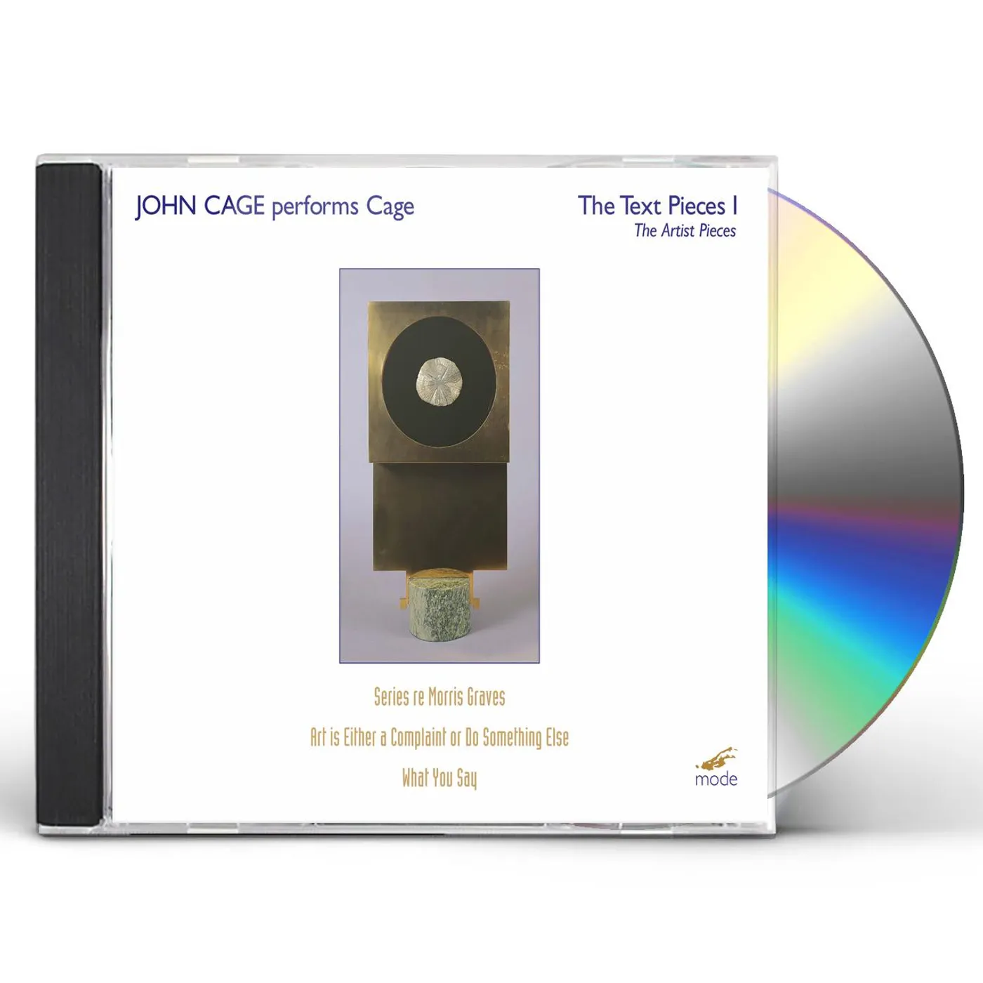 Cage TEXT PIECES I: SERIES RE MORRIS GRAVES CD