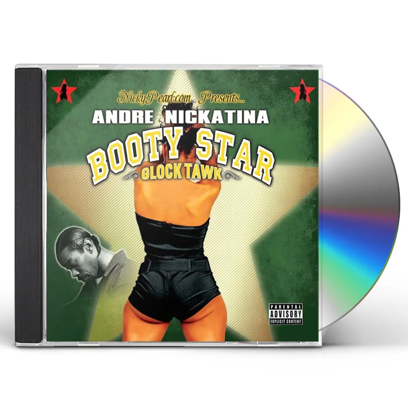 Andre Nickatina BOOTY STAR GLOCK TAWK CD