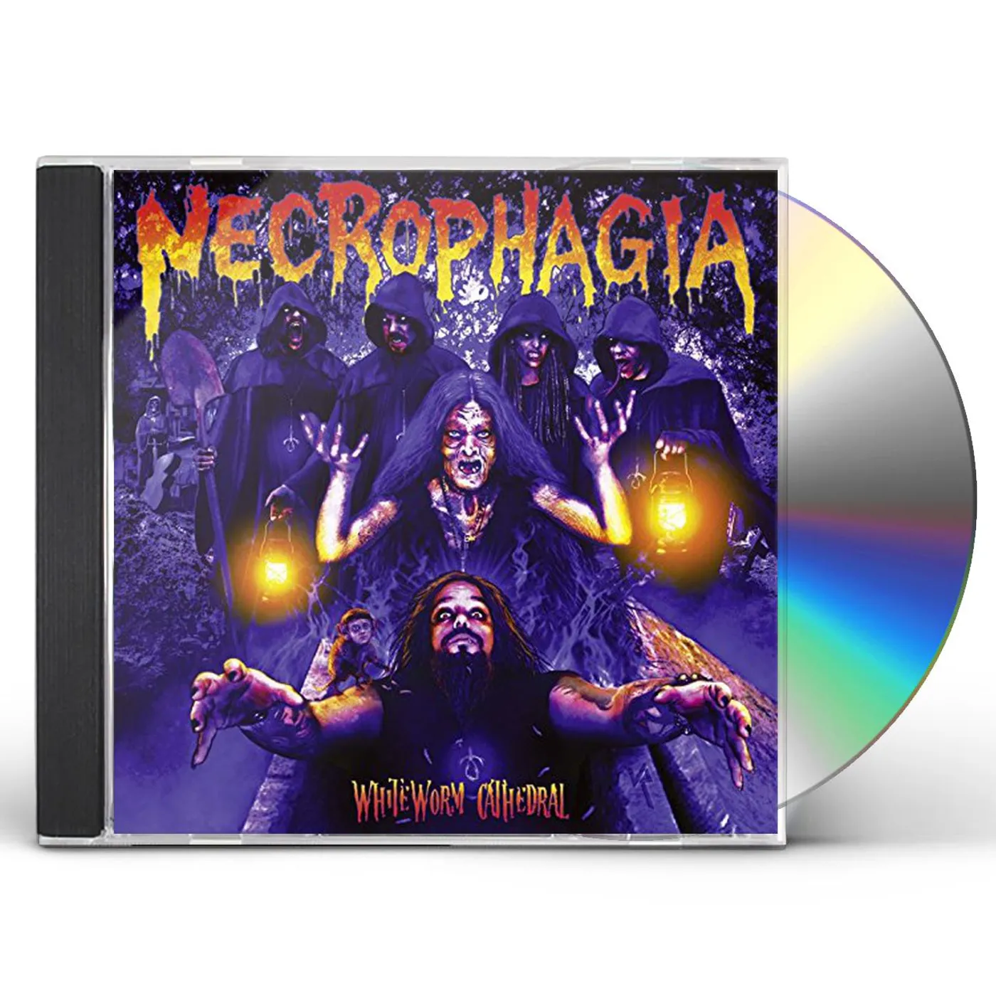 Necrophagia WHITE WORM CATHEDRAL CD