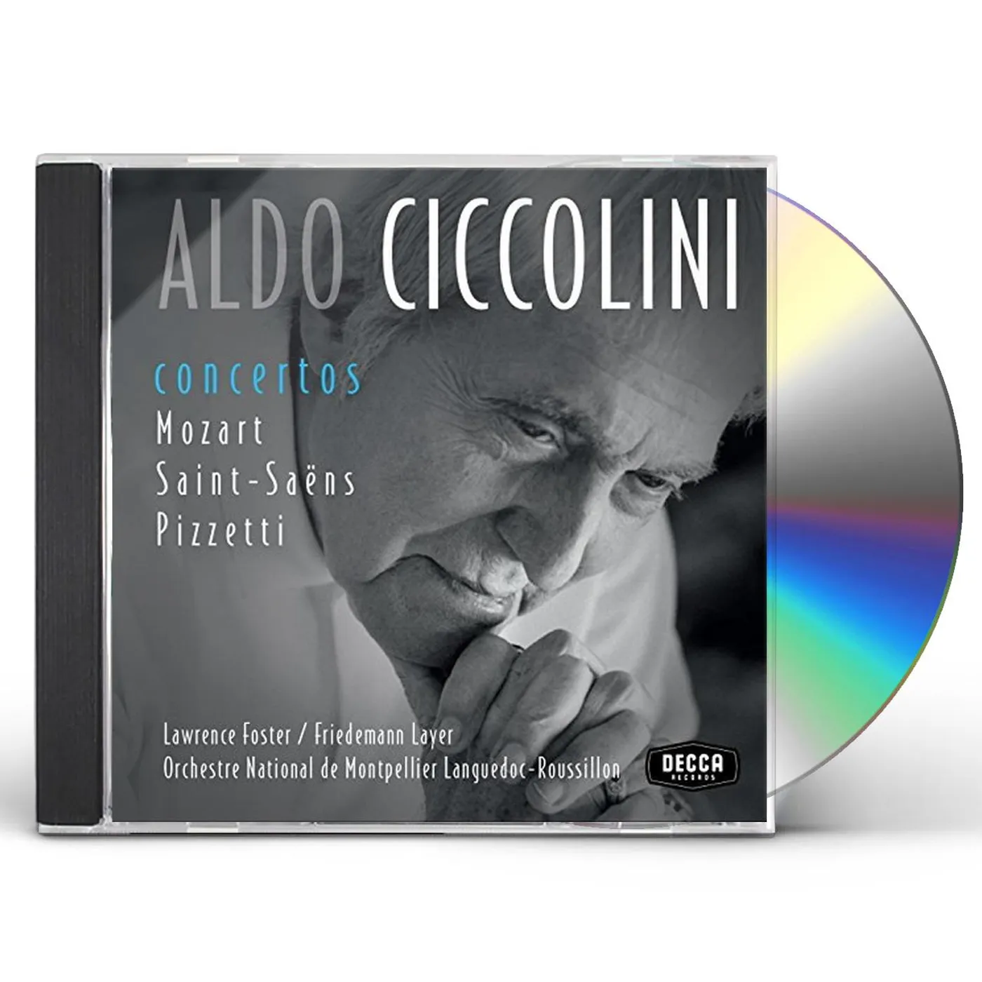 Aldo Ciccolini CONCERTOS: MOZART / SAINT-SAENS / PIZETT CD
