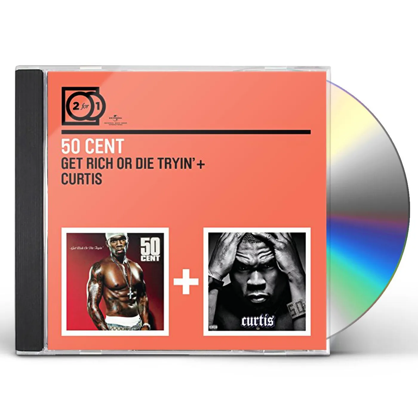 50 Cent GET RICH OR DIE TRYIN / CURTIS CD
