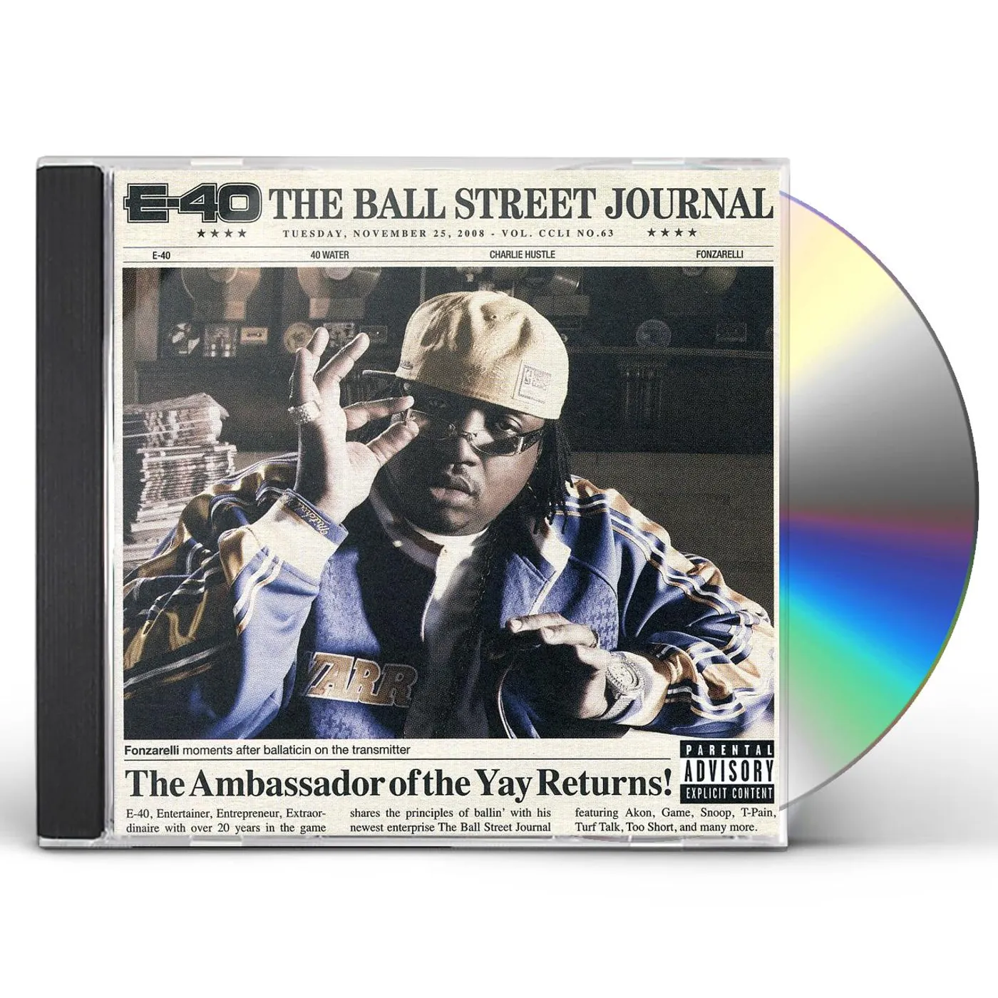 E-40 BALL STREET JOURNAL CD