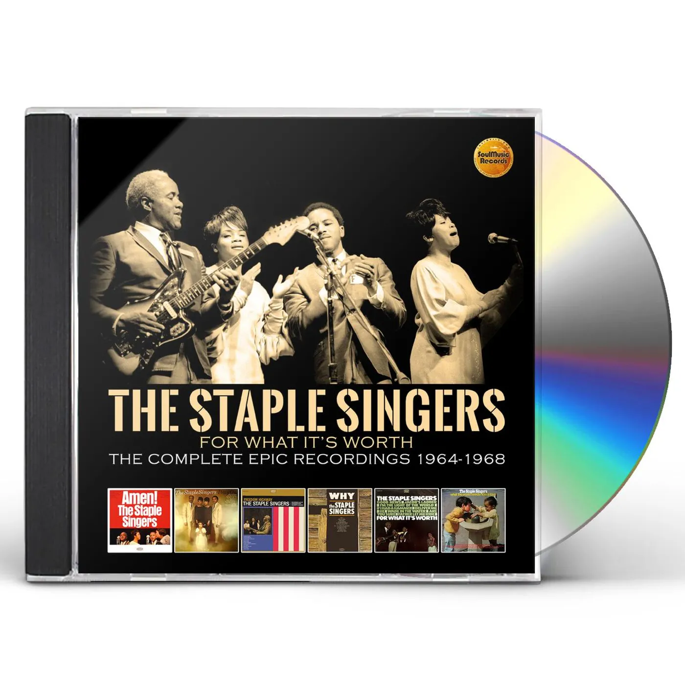 The Staple Singers FOR WHAT IT'S WORTH: COMP EPIC RECORDINGS 1964-68 CD