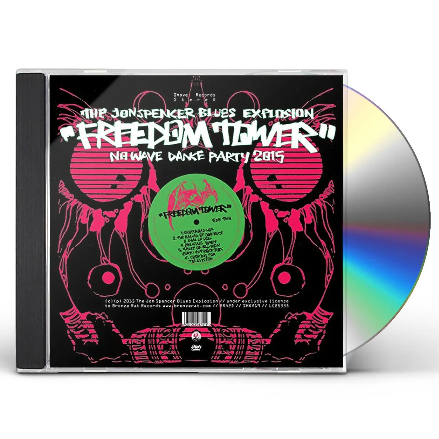 Jon Spencer FREEDOM TOWER-NO WAVE DANCE PARTY 2015 CD