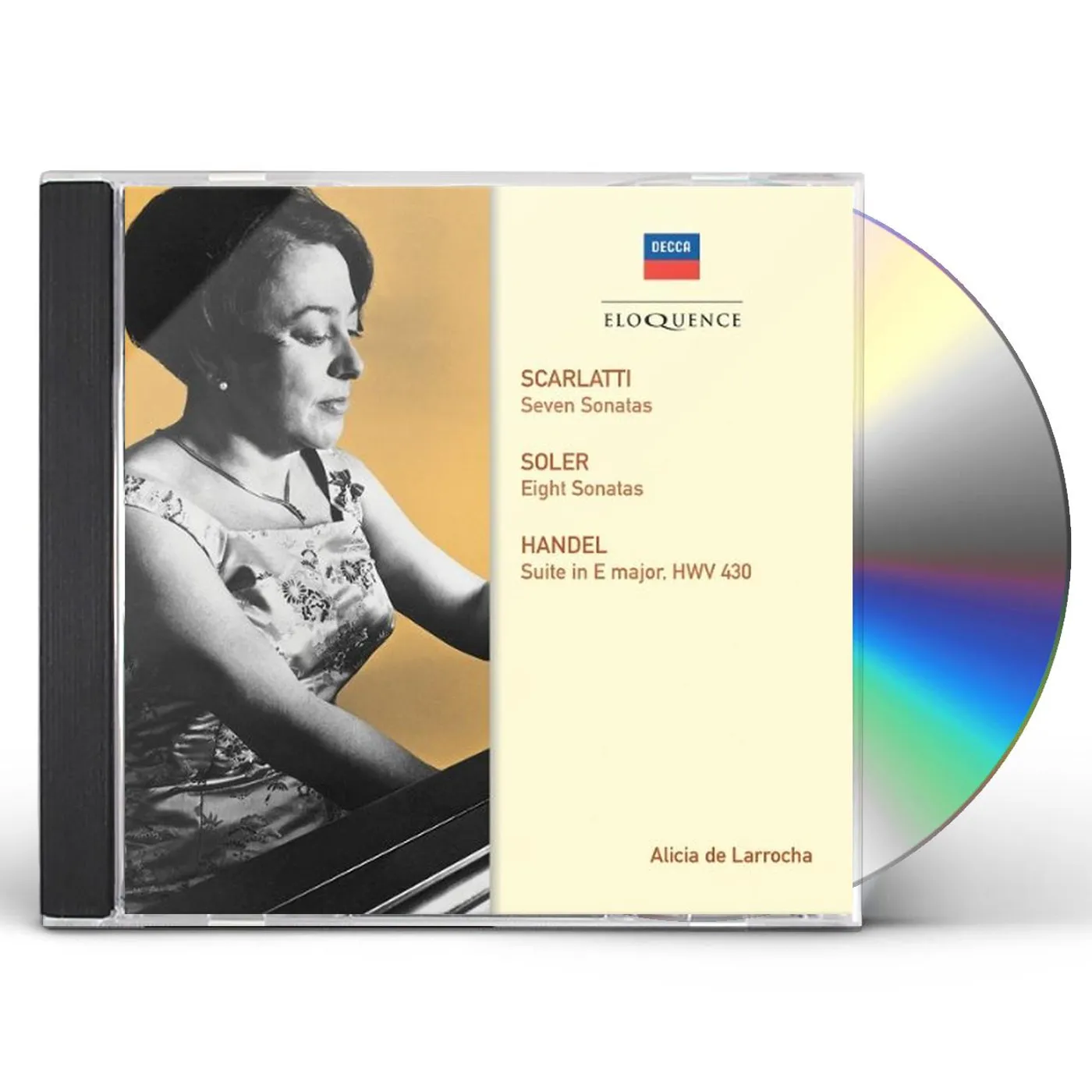 Alicia de Larrocha SCARLATTI & SOLER: SONATAS CD
