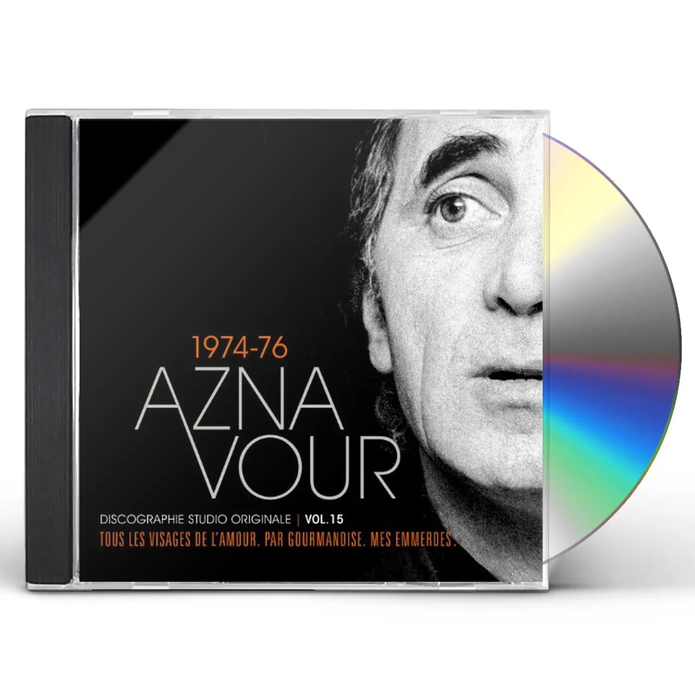 Charles Aznavour DISCOGRAPHIE STUDIO ORIGINALE VOL 15 CD