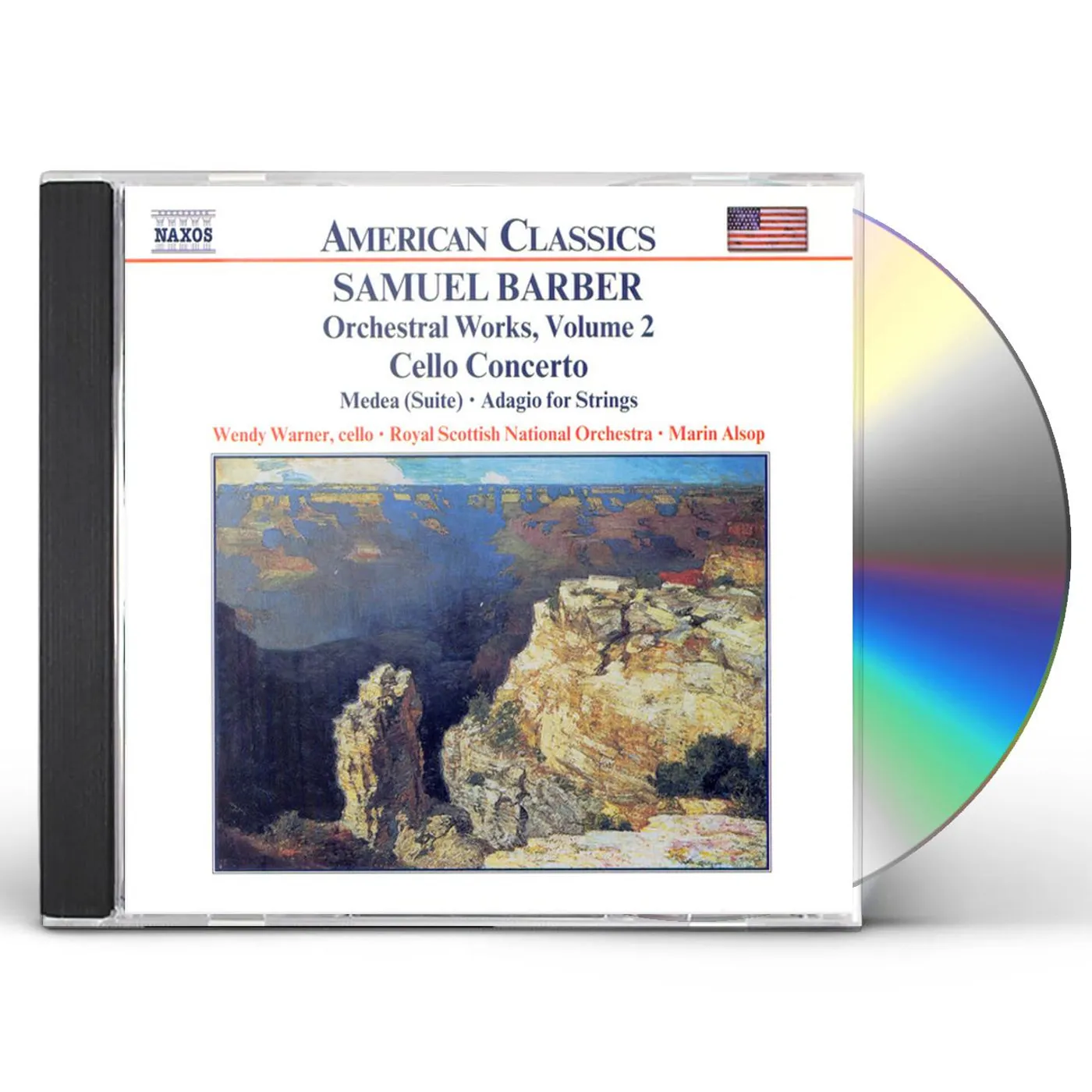 Barber CELLO CONCERTO/MEDEA CD