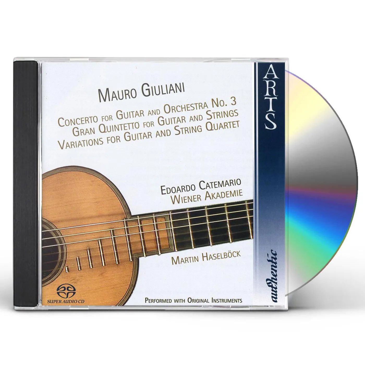 Mauro Giuliani CONCERTO 3 FOR GUITAR Super Audio CD