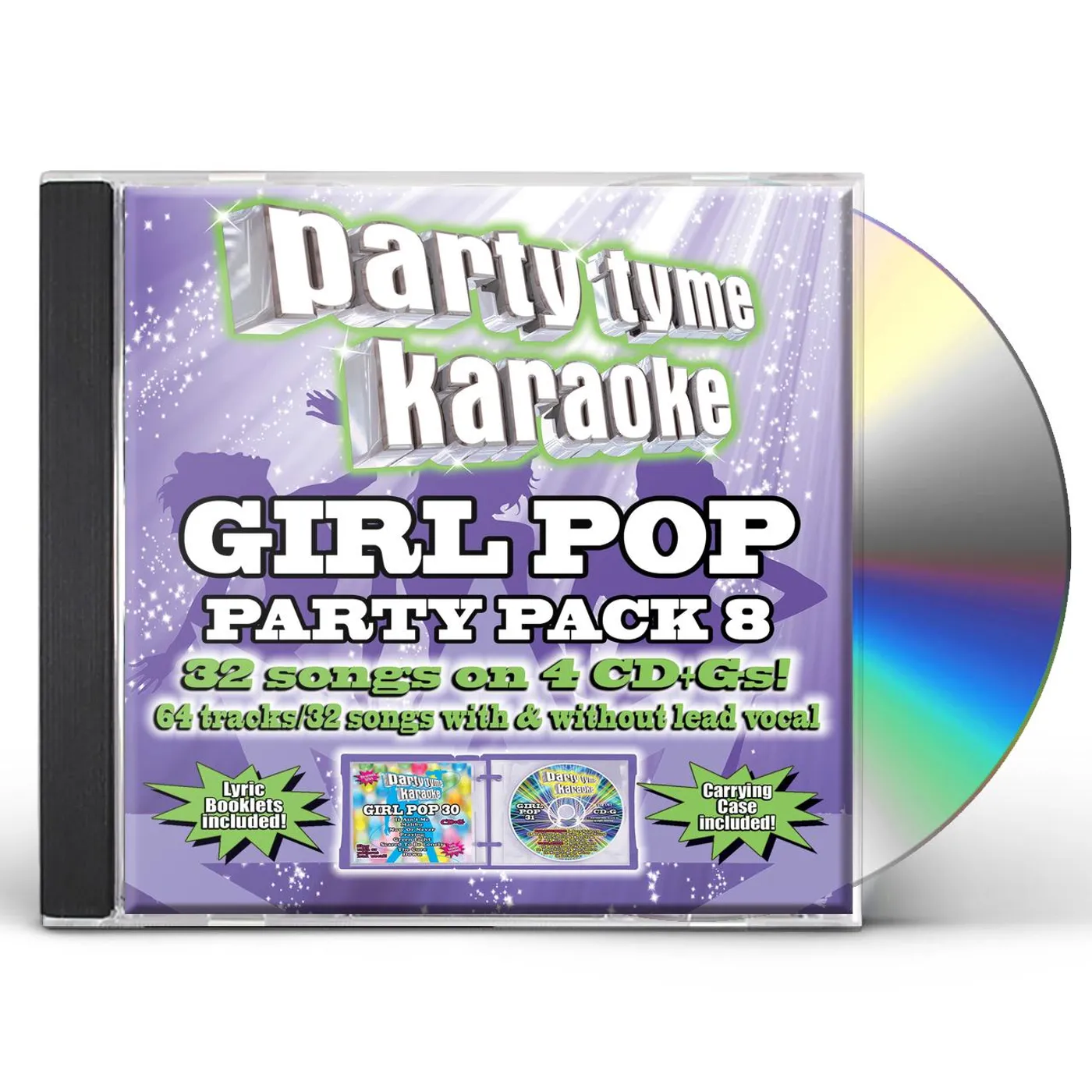 Party Tyme Karaoke GIRL POP PARTY PACK 8 (4 CD)(32+32-SONG PARTY PACK) CD