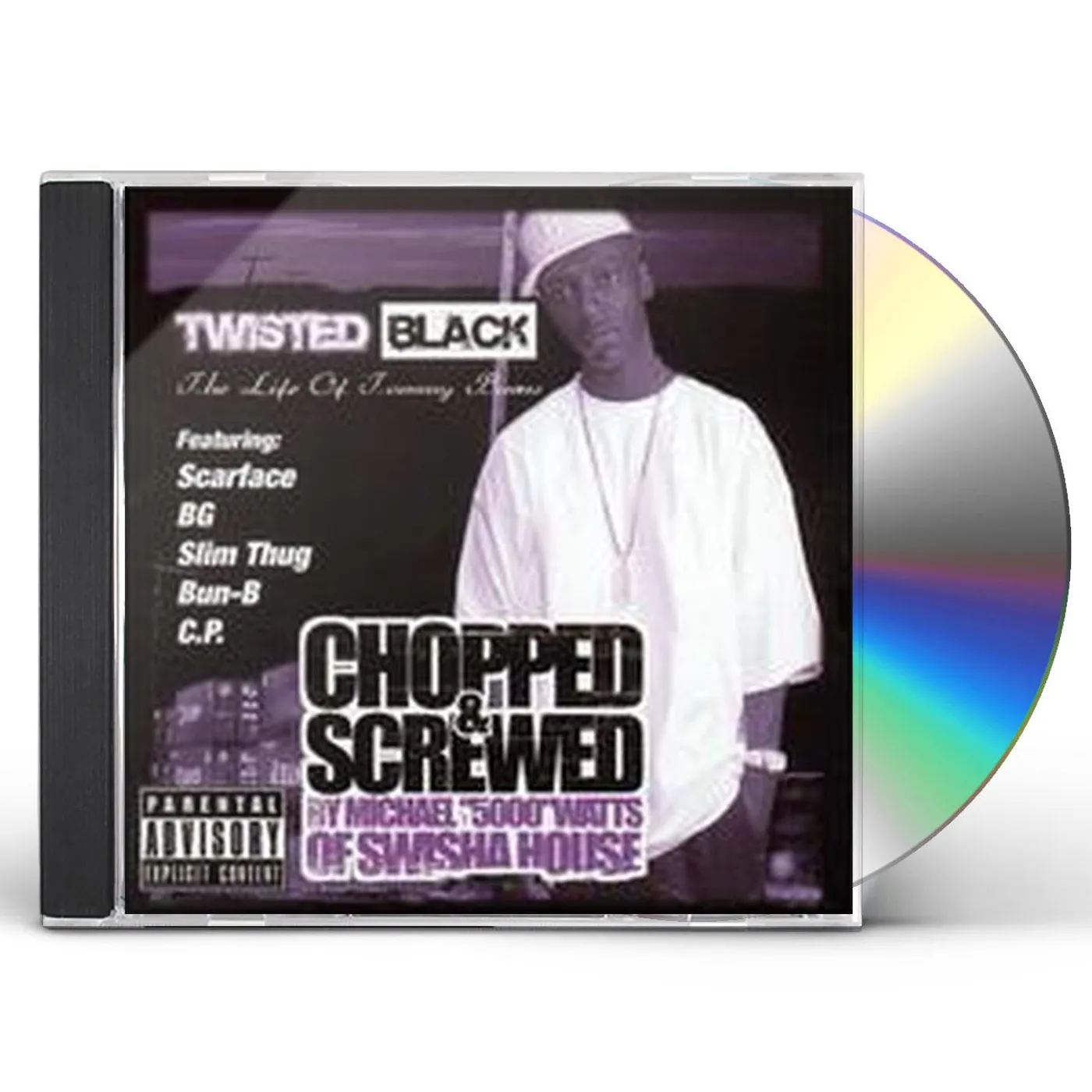Twisted Black LIFE OF TOMMY BURNS: CHOPPED & SCREWED CD