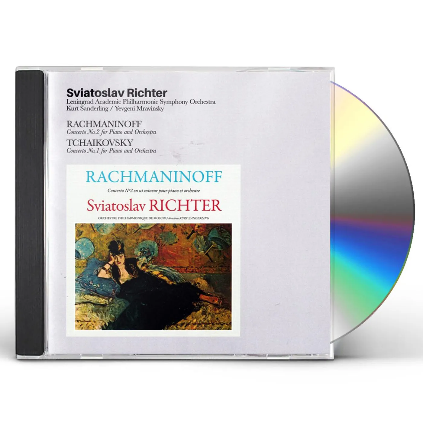 Sviatoslav Richter RACHMANINOFF: CTO NO.2 FOR PIANO & ORCH / TCHAIKOVSKY: CTO NO.1 FOR PIANO & ORCH (BONUS TRACKS) CD
