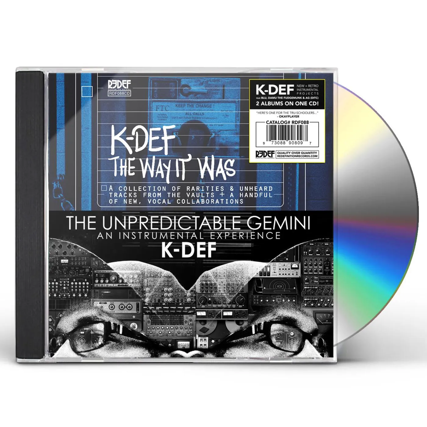 K-DEF UNPREDICTABLE GEMINI / THE WAY IT WAS CD