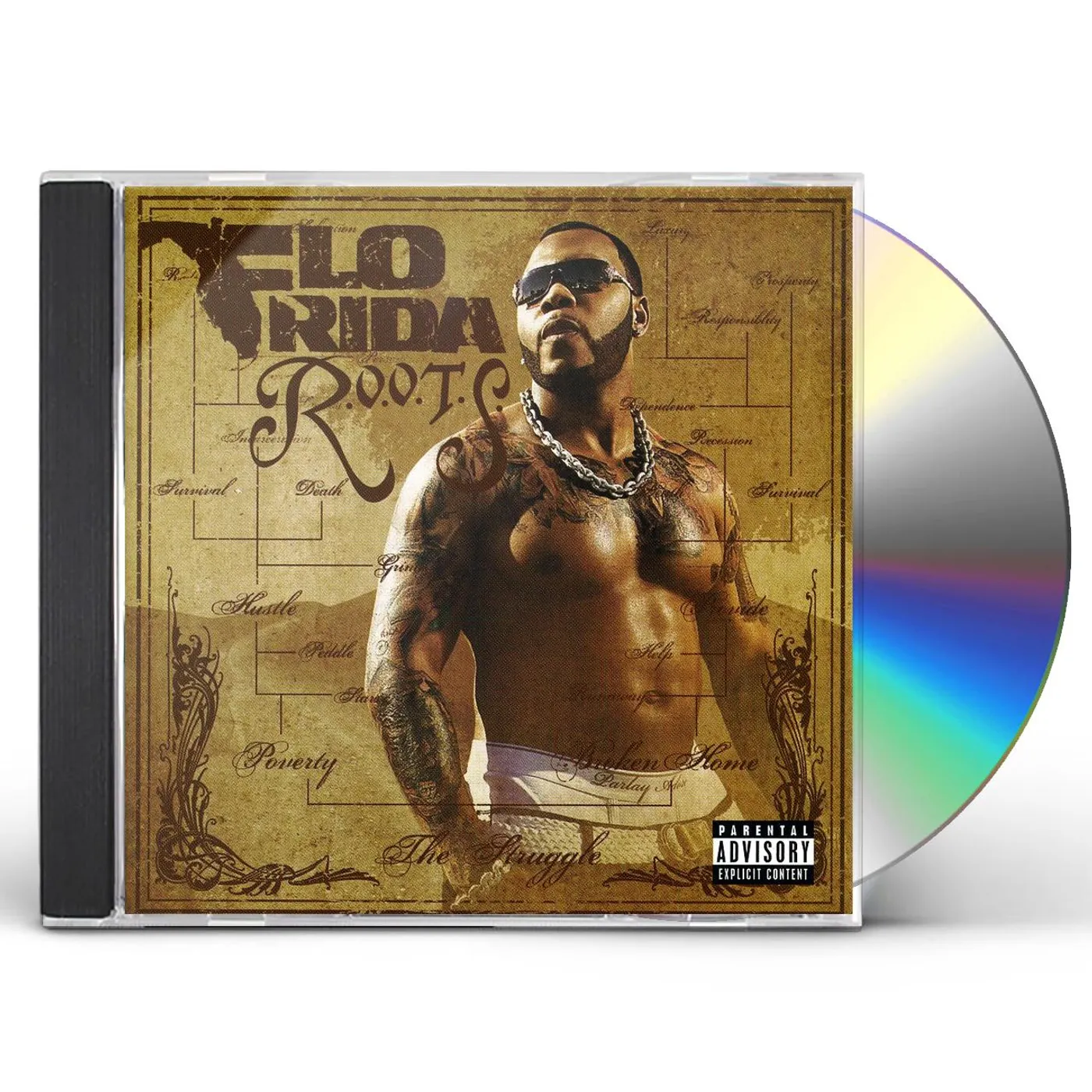 Flo Rida R.O.O.T.S. ( ROUTES OF OVERCOMING THE STRUGGLE ) CD