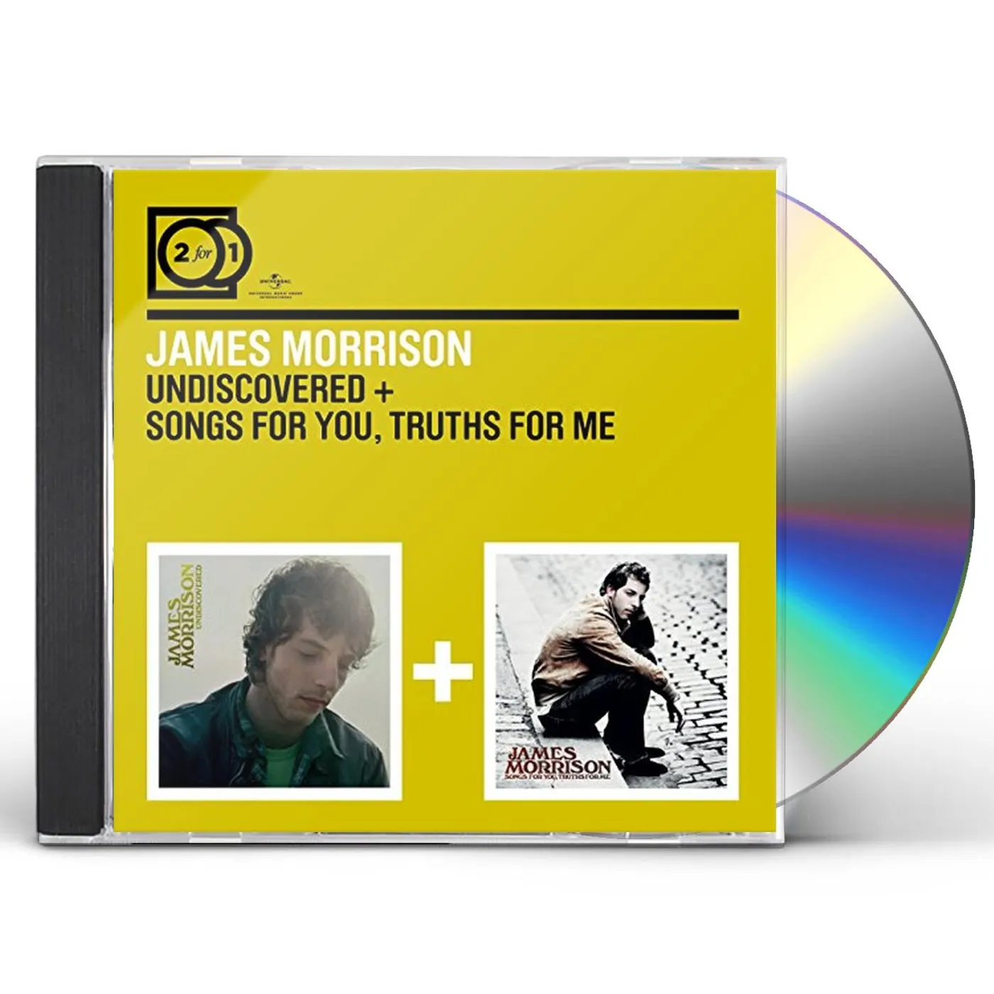 James Morrison UNDISCOVERED / SONGS FOR YOU TRUTHS FOR ME CD