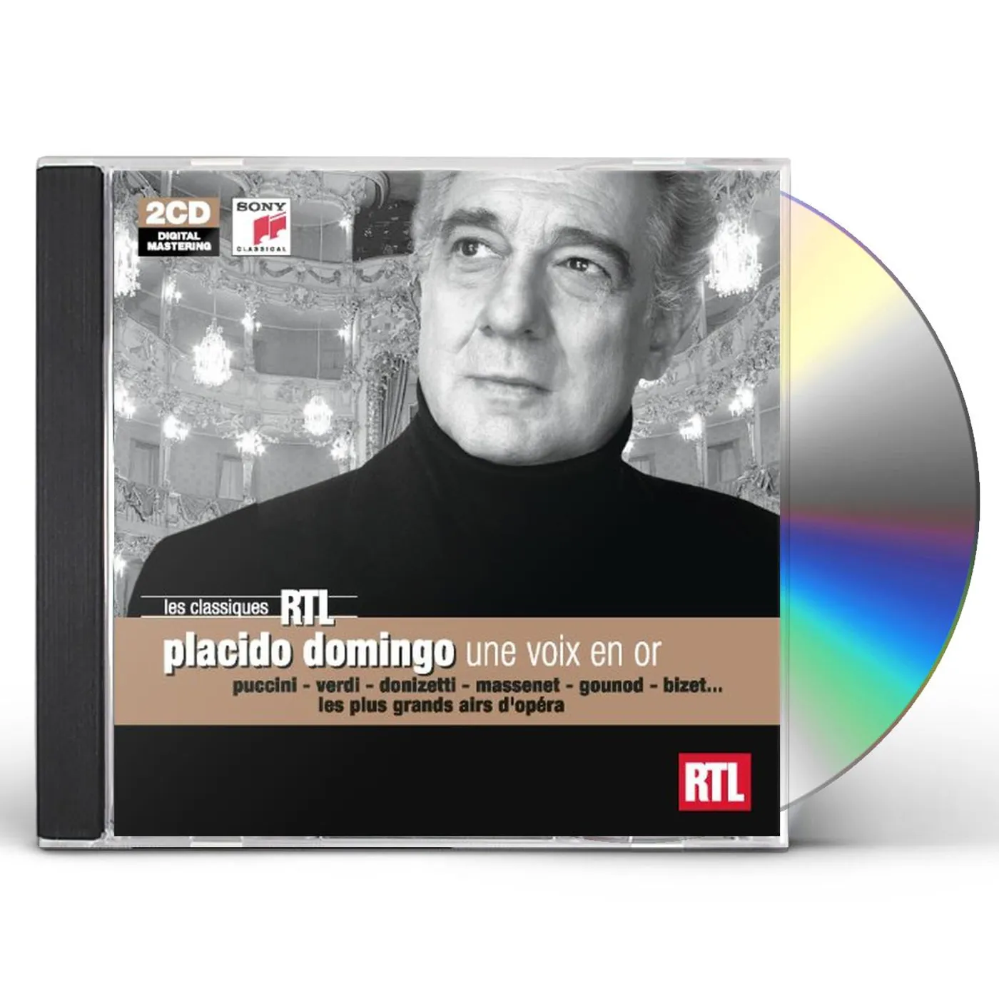 Plácido Domingo RTL: UNE VOIX EN OR GRANDS AIRS D CD