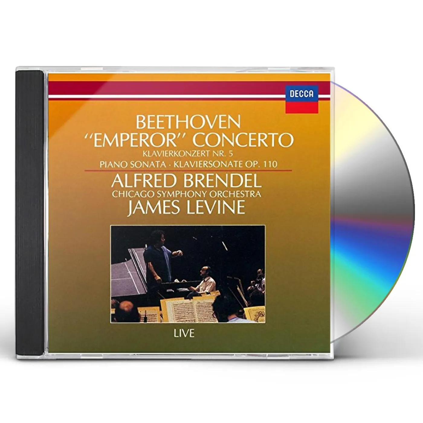 Alfred Brendel BEETHOVEN: PIANO CONCERTO NO. 5. CD