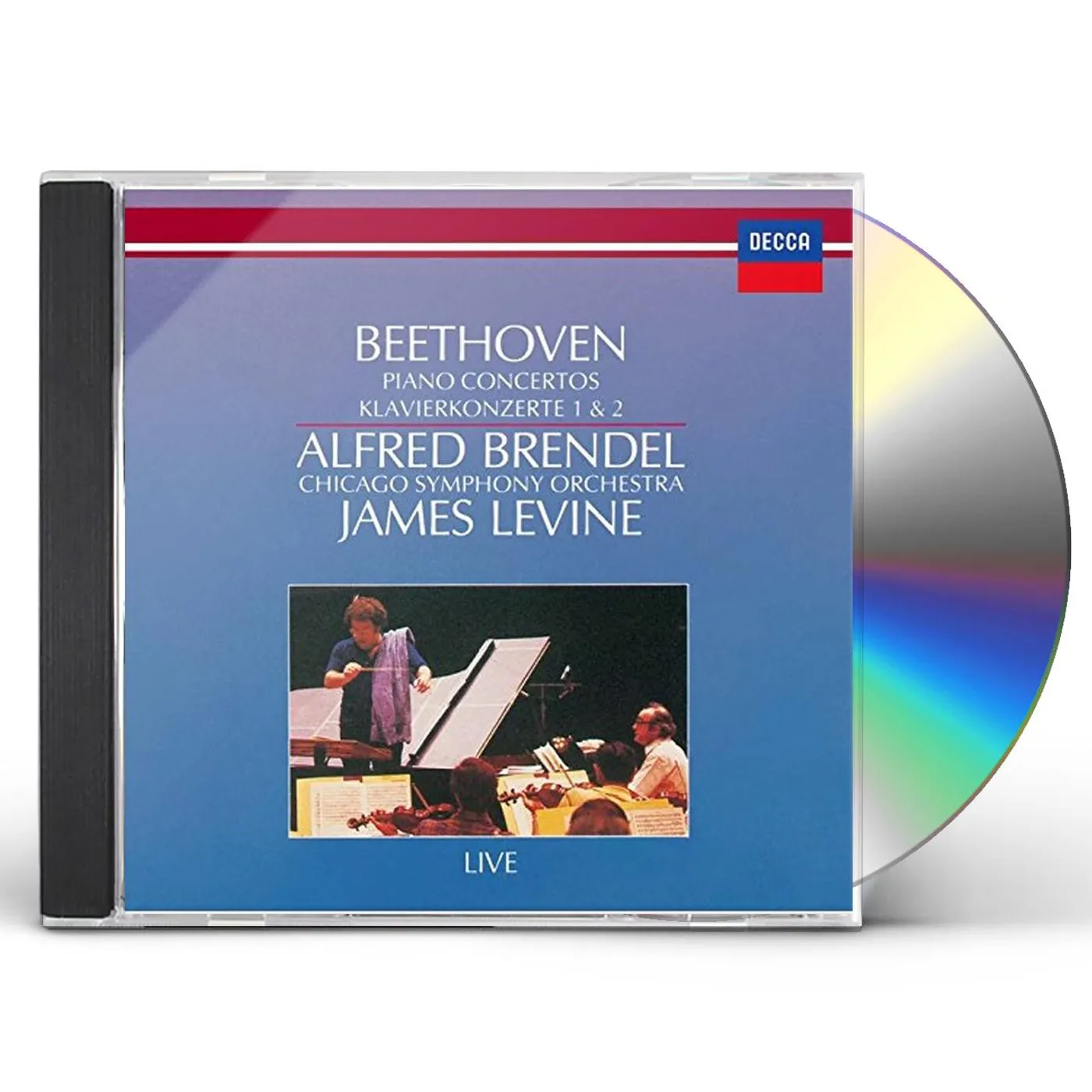 Alfred Brendel BEETHOVEN: PIANO CONCERTOS NO. 1 CD