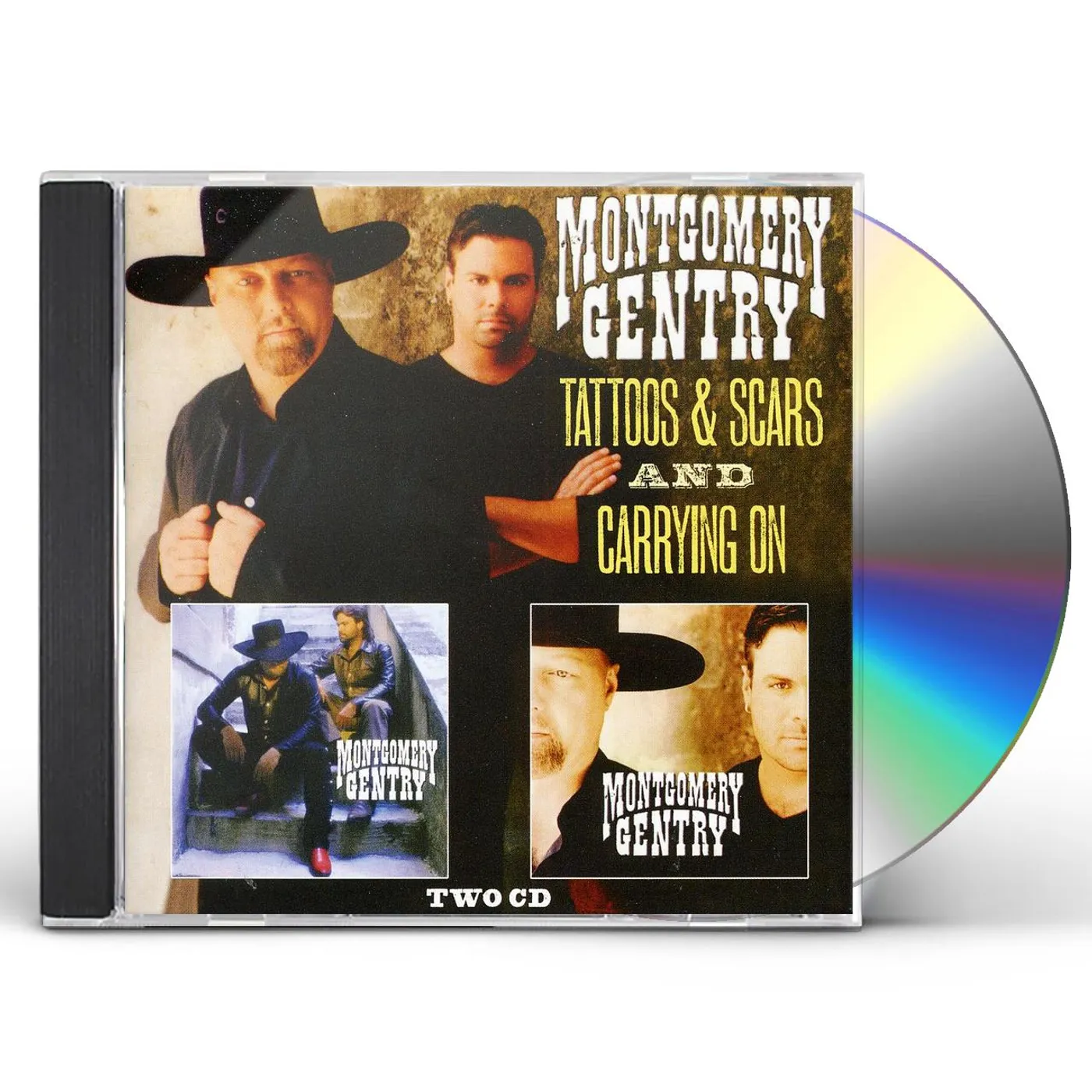 Montgomery Gentry TATTOOS & SCARS / CARRYING ON CD