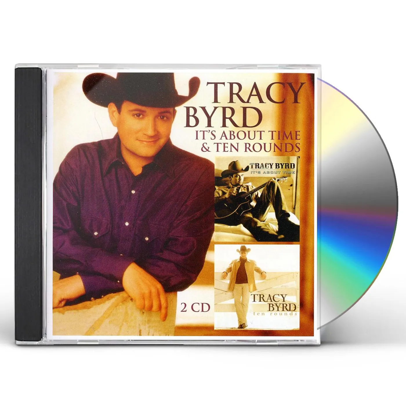 Tracy Byrd IT'S ABOUT TIME / TEN ROUNDS CD