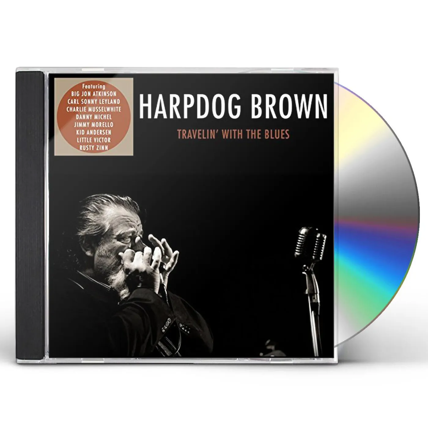 Harpdog Brown TRAVELIN' WITH THE BLUES CD