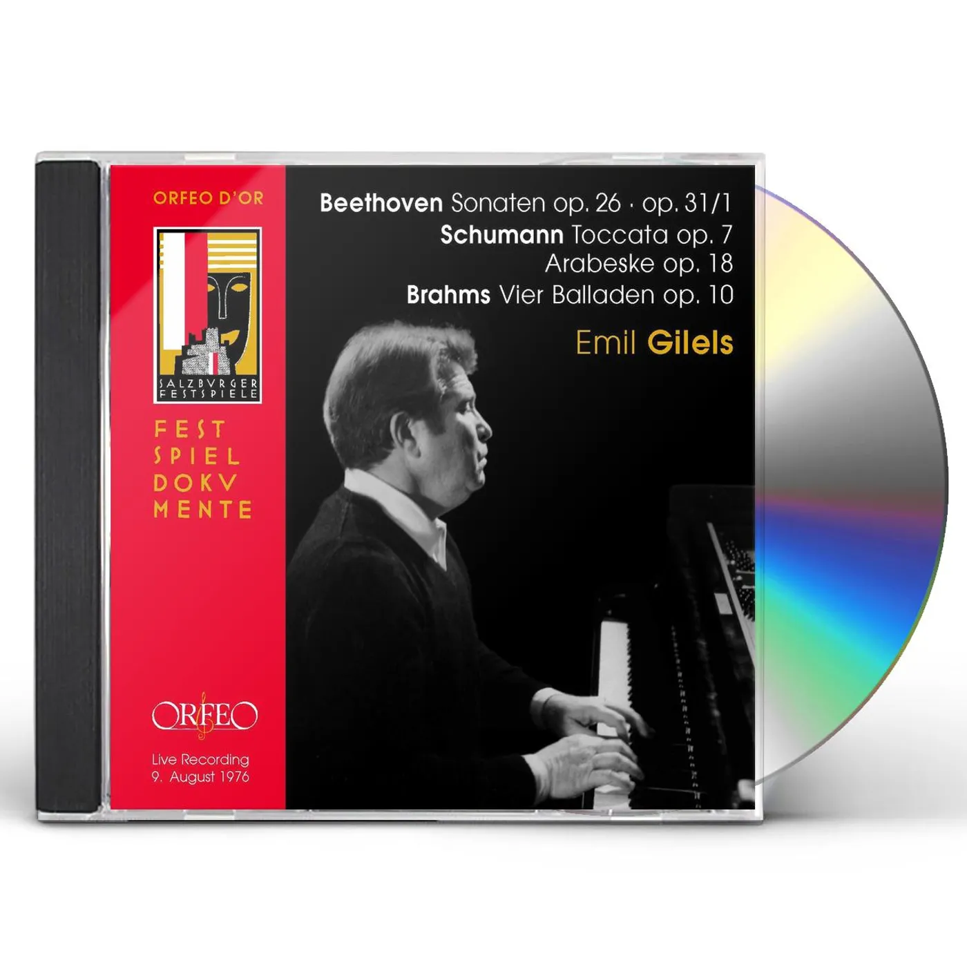 Beethoven / Emil Gilels SONATEN / TOCCATA / ARABESKE / VIER BALLADEN CD