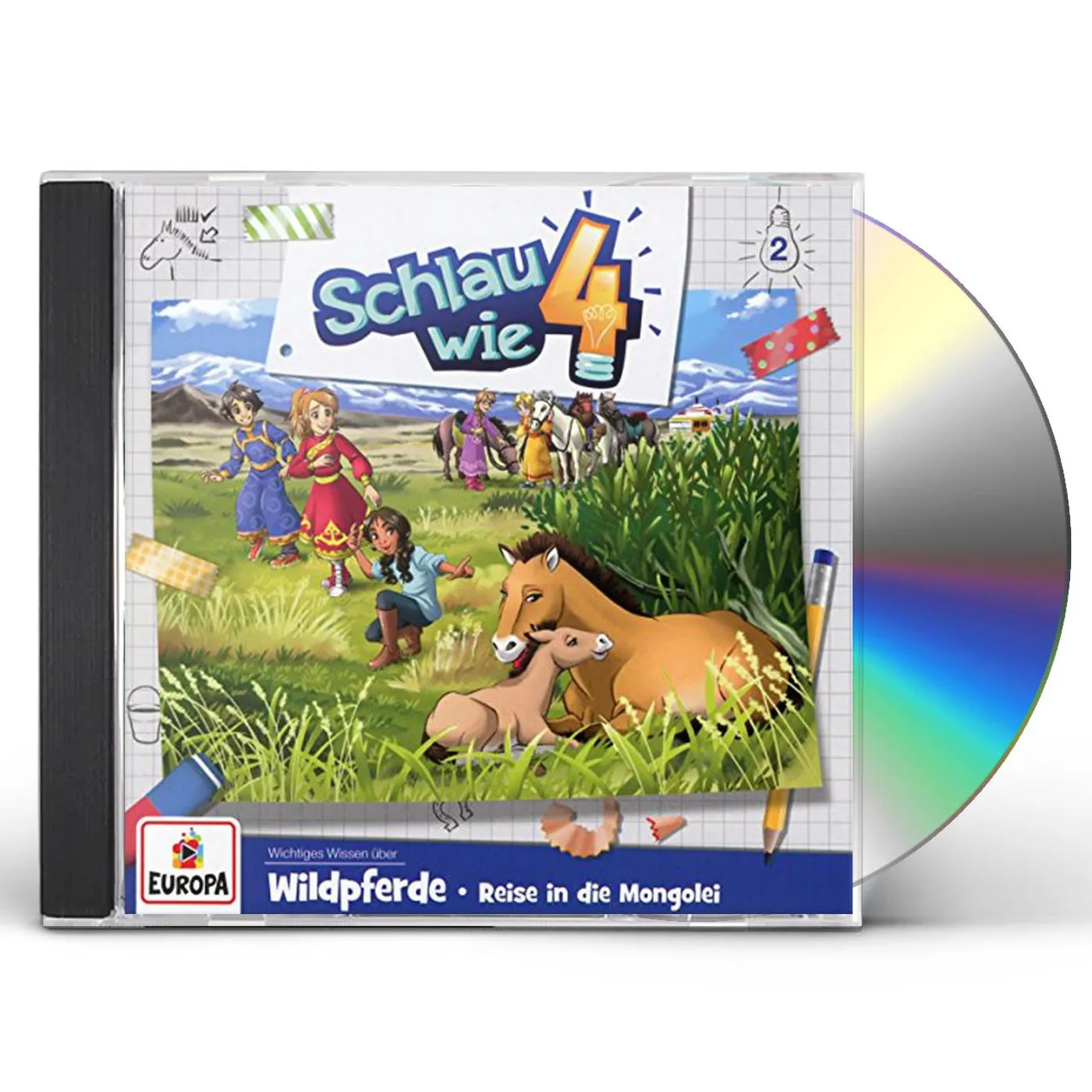 Schlau wie Vier 002/WILDPFERDE: REISE IN DIE MONGOLEI CD