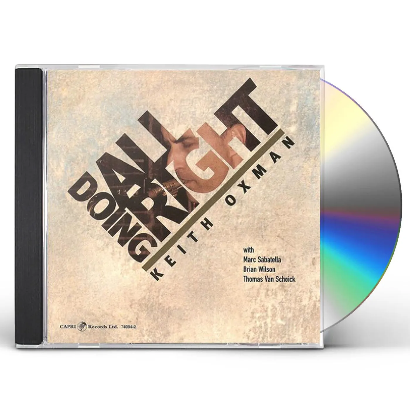 Keith Oxman DOING ALL RIGHT CD