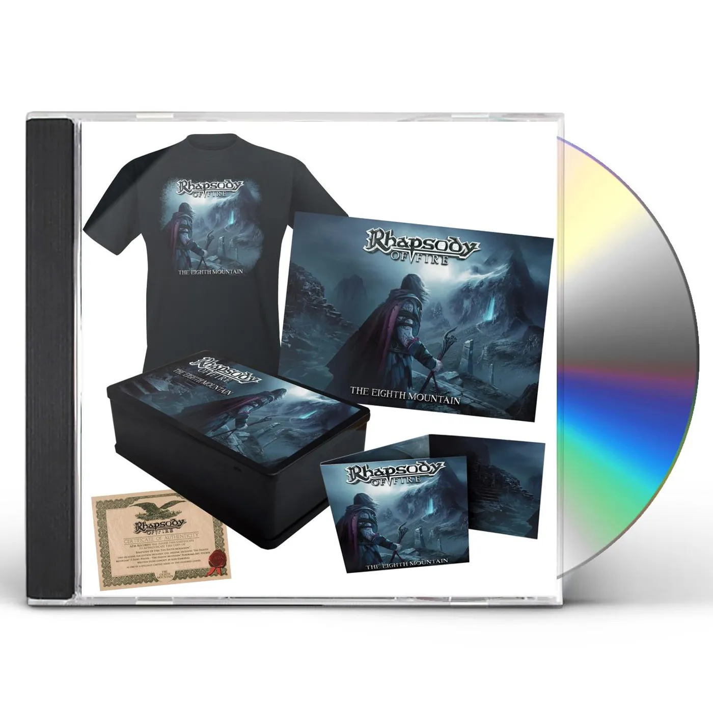 Rhapsody Of Fire THE EIGHTH MOUNTAIN (T-SHIRT L) CD
