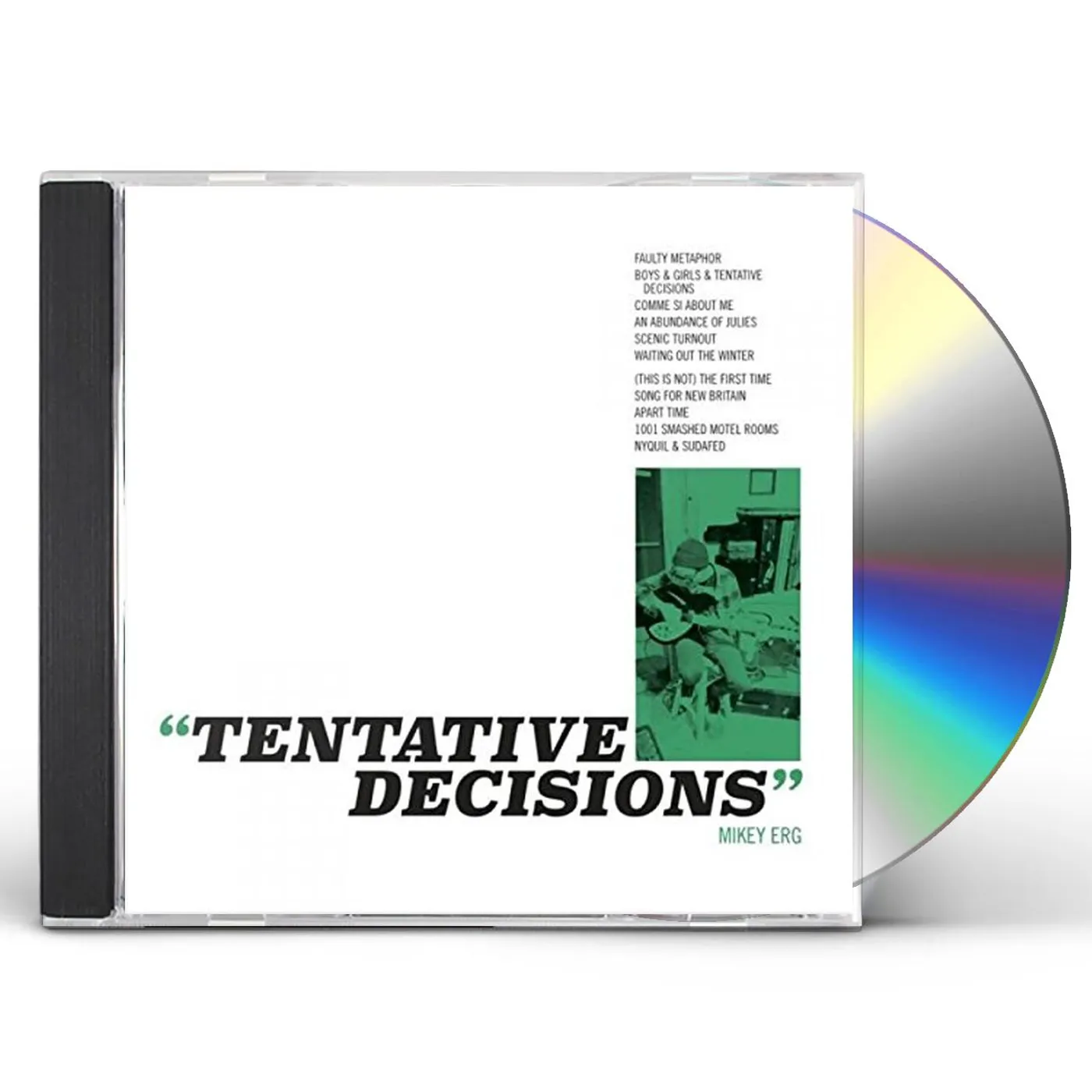 Mikey Erg TENTATIVE DECISIONS CD