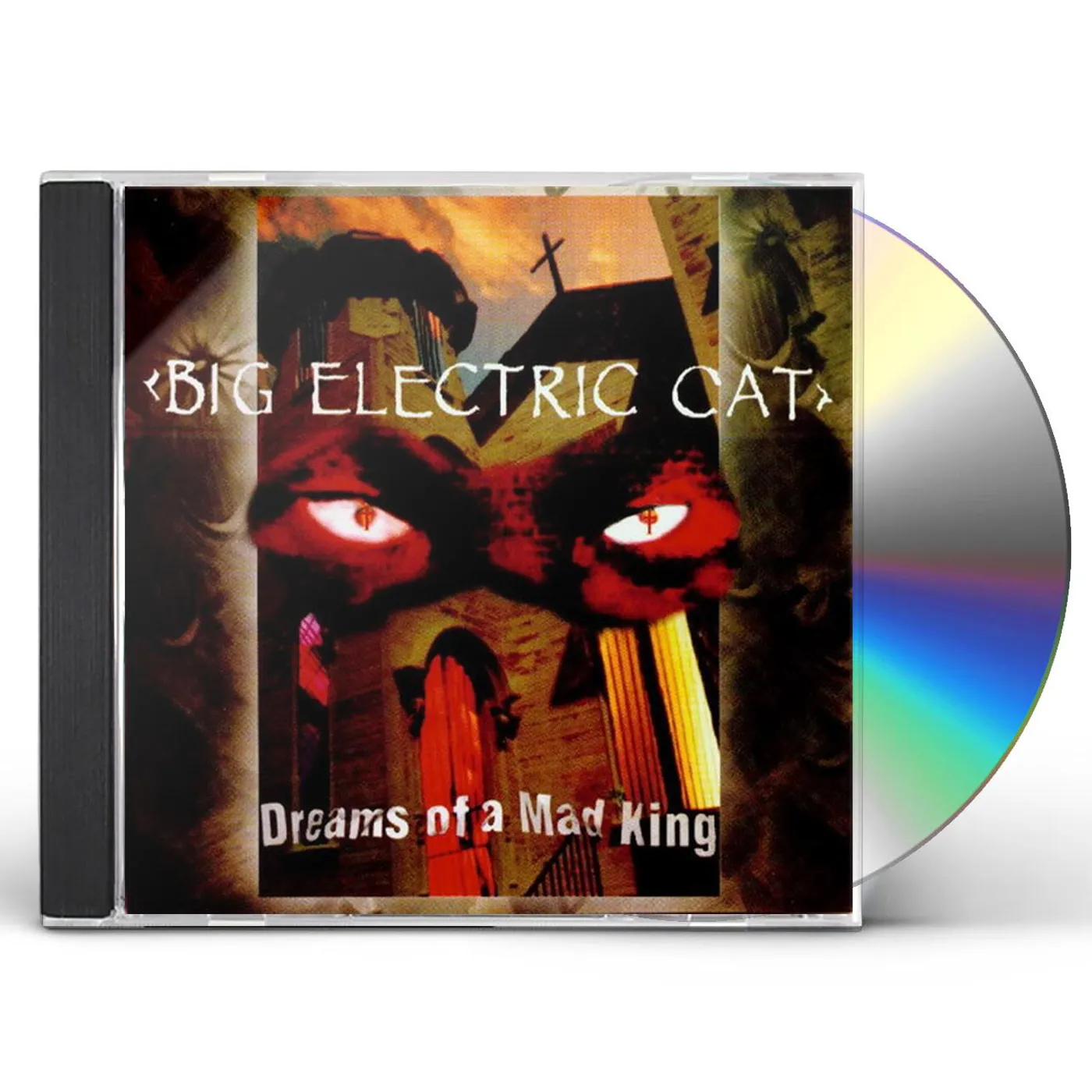 Big Electric Cat DREAMS OF A MAD KING - GOLD/BLACK SPLATTER Vinyl Record