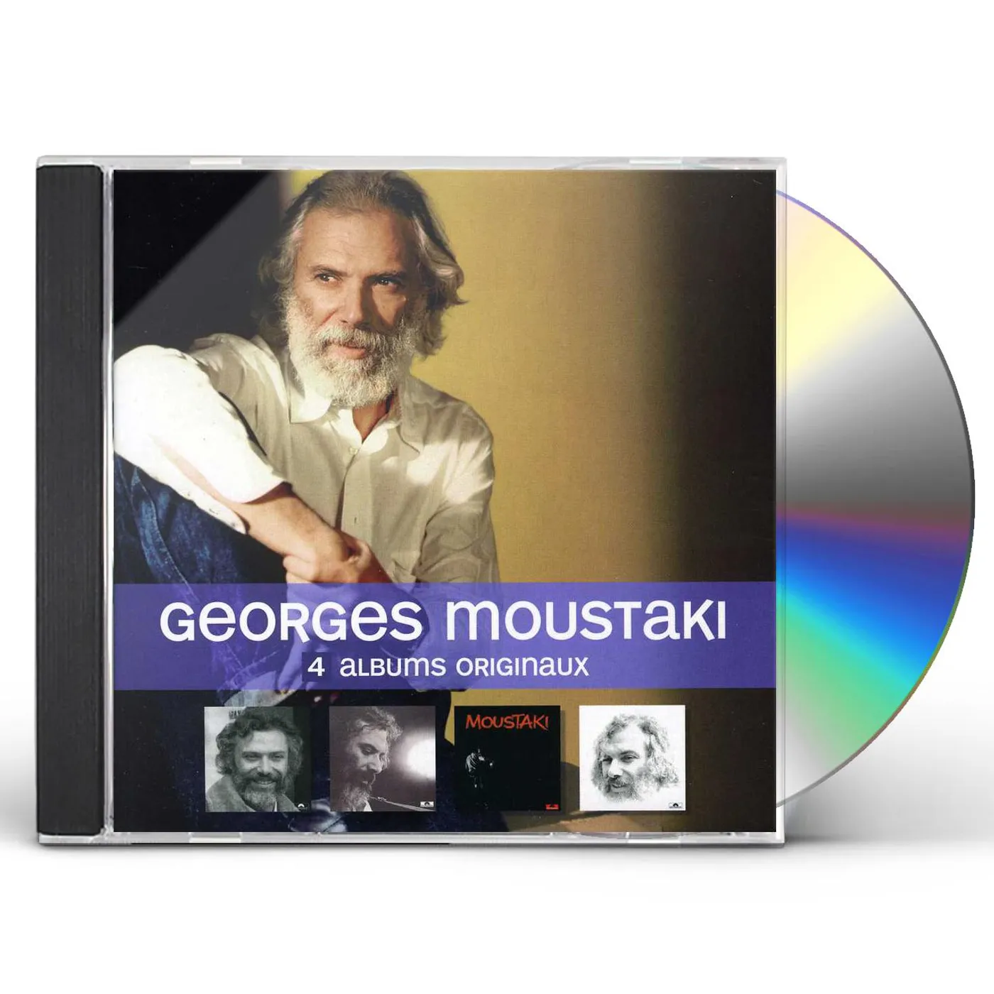 Georges Moustaki 4 ALBUMS ORIGINAUX CD