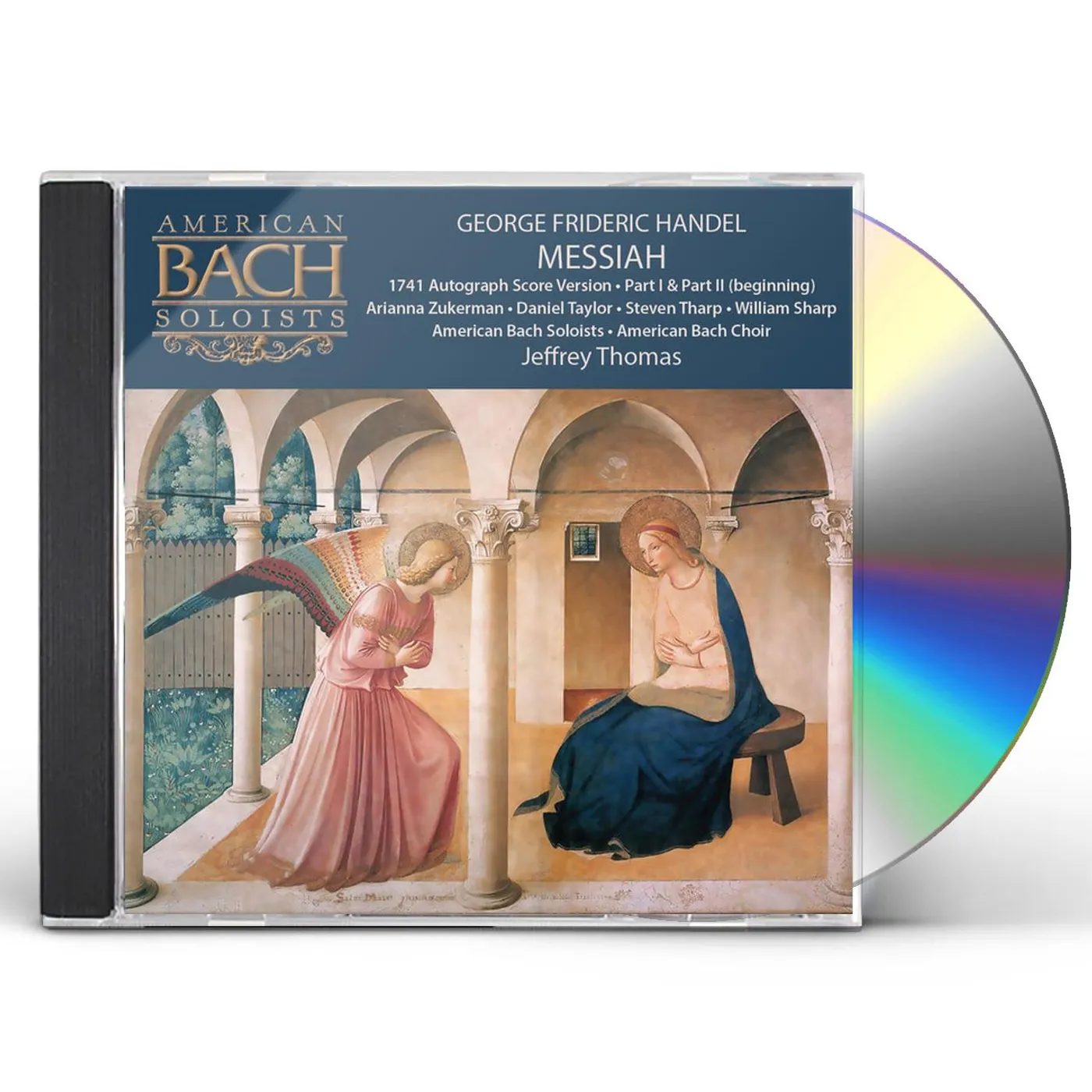 American Bach Soloists GEORGE FRIDERIC HANDEL: MESSIAH (PART 1 & PART 2) CD
