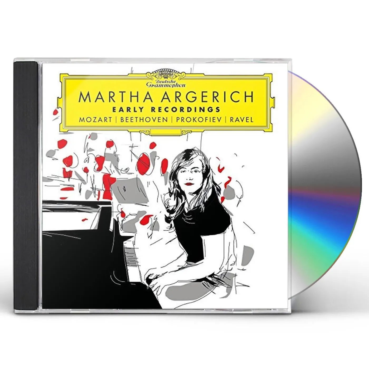 Martha Argerich EARLY RECORDINGS: MOZART BEETHOVEN PROKOFIEV RAVEL CD