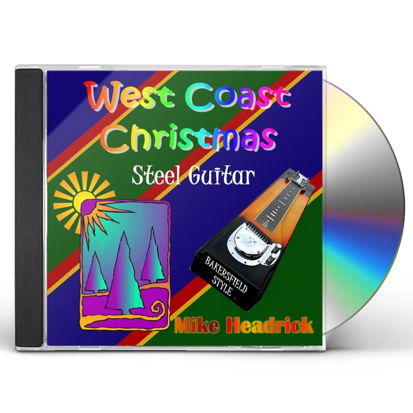 Mike Headrick WEST COAST CHRISTMAS STEEL GUITAR CD