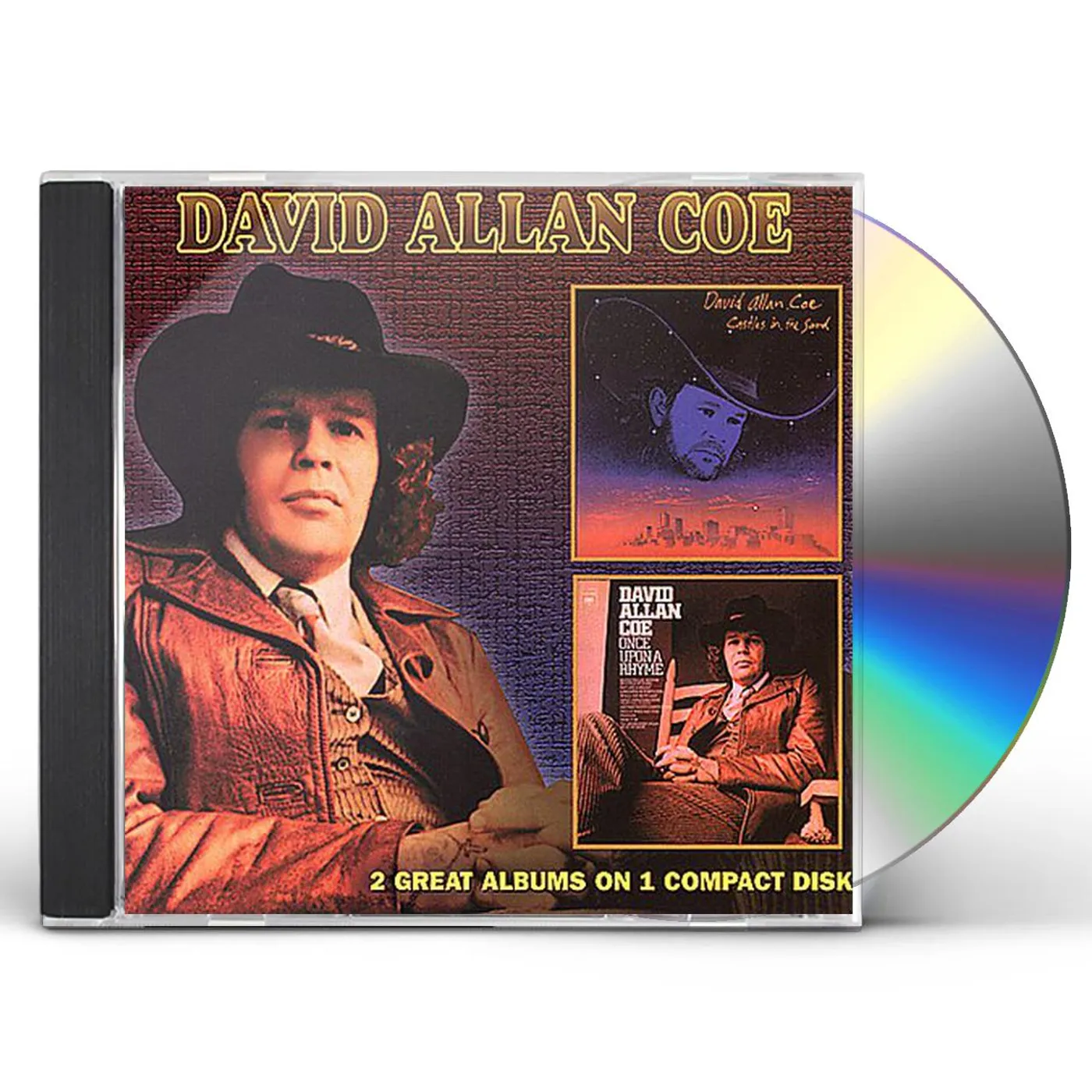 David Allan Coe CASTLES IN THE SAND / ONCE UPON A RHYME CD