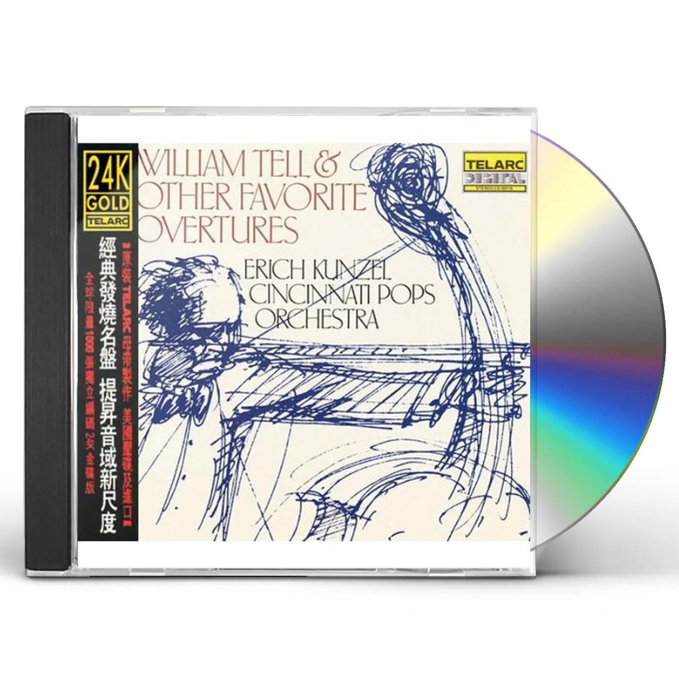 Cincinnati Pops Orchestra & Erich Kunzel WILLIAM TELL & OTHER FAVORITE OVERTURES CD