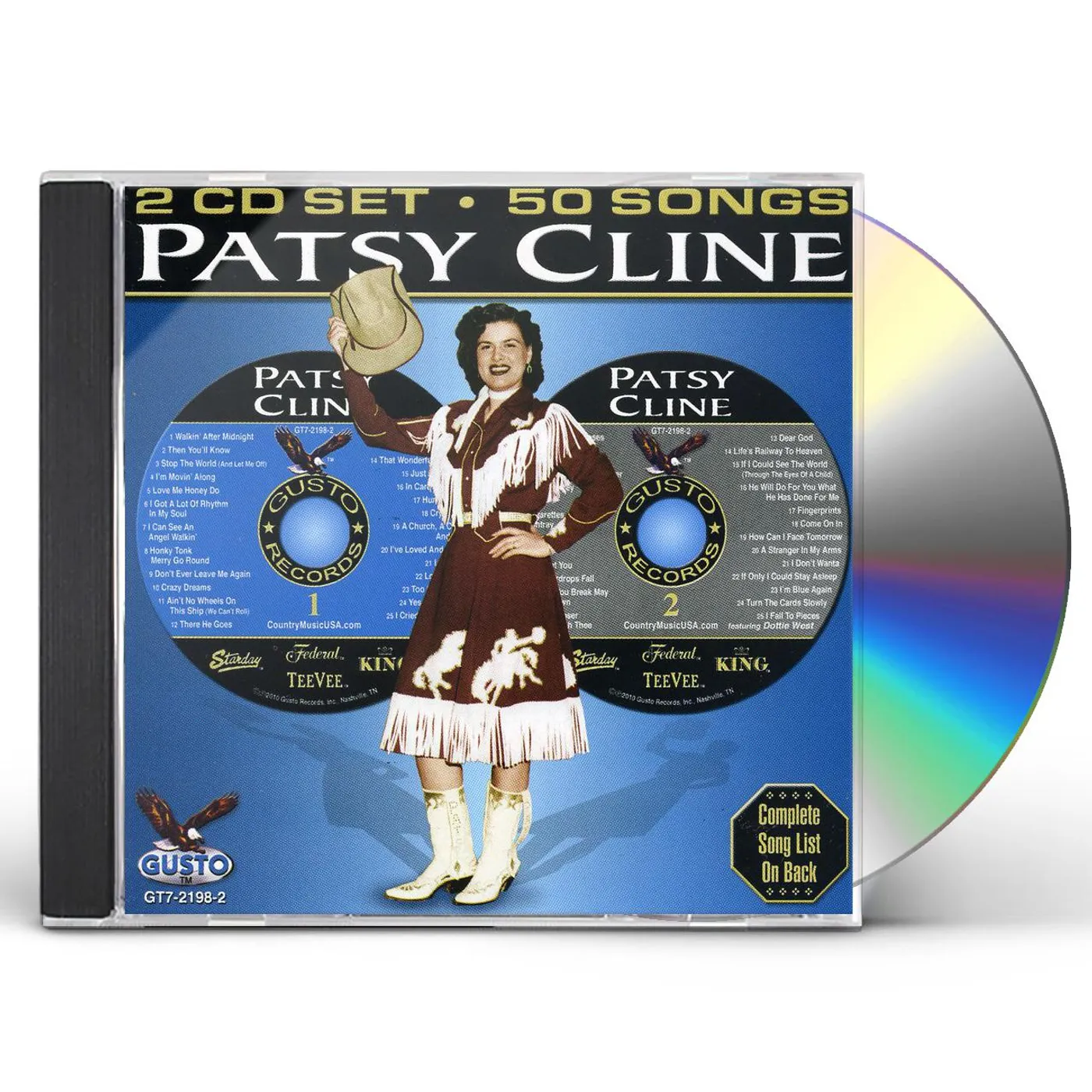 Patsy Cline 50 SONGS CD