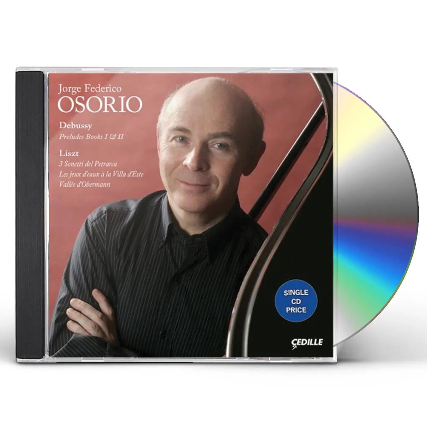 Jorge Federico Osorio PLAYS DEBUSSY & LISZT CD