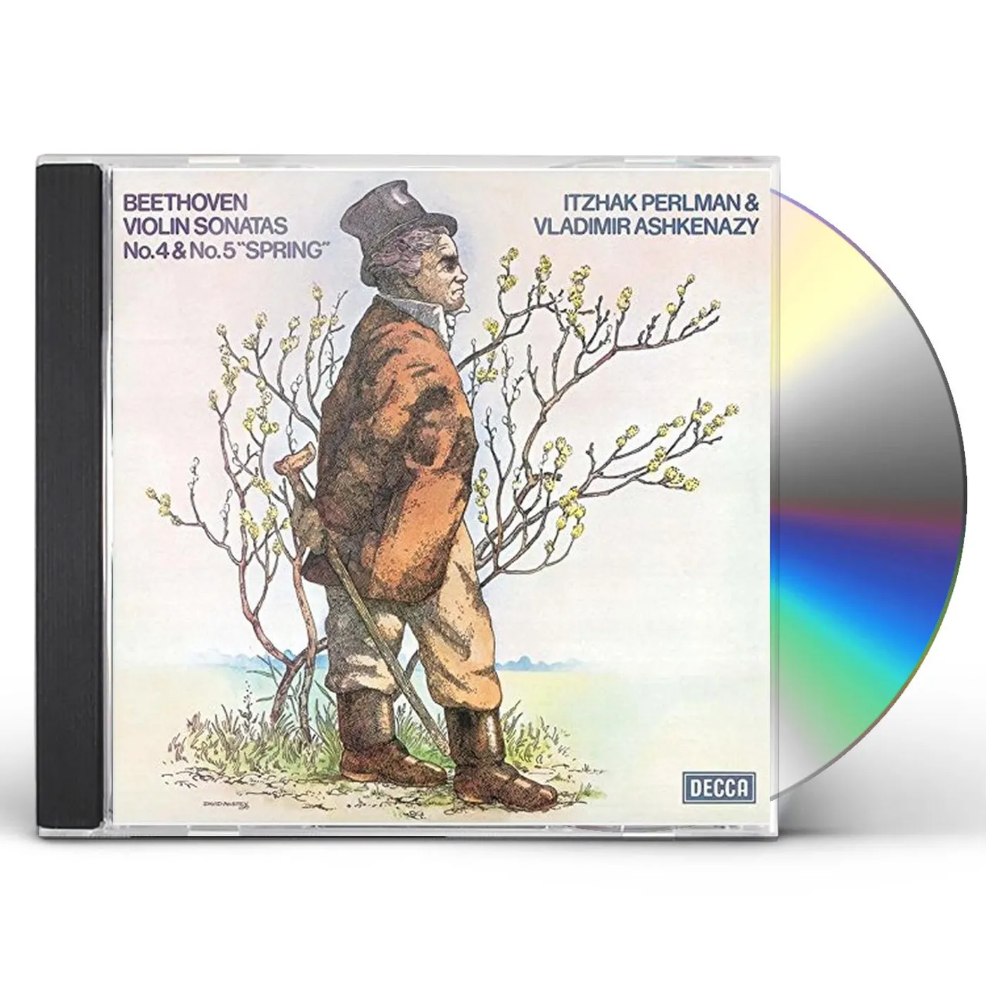 Itzhak Perlman BEETHOVEN: VIOLIN SONATAS NOS 4 & 5 CD