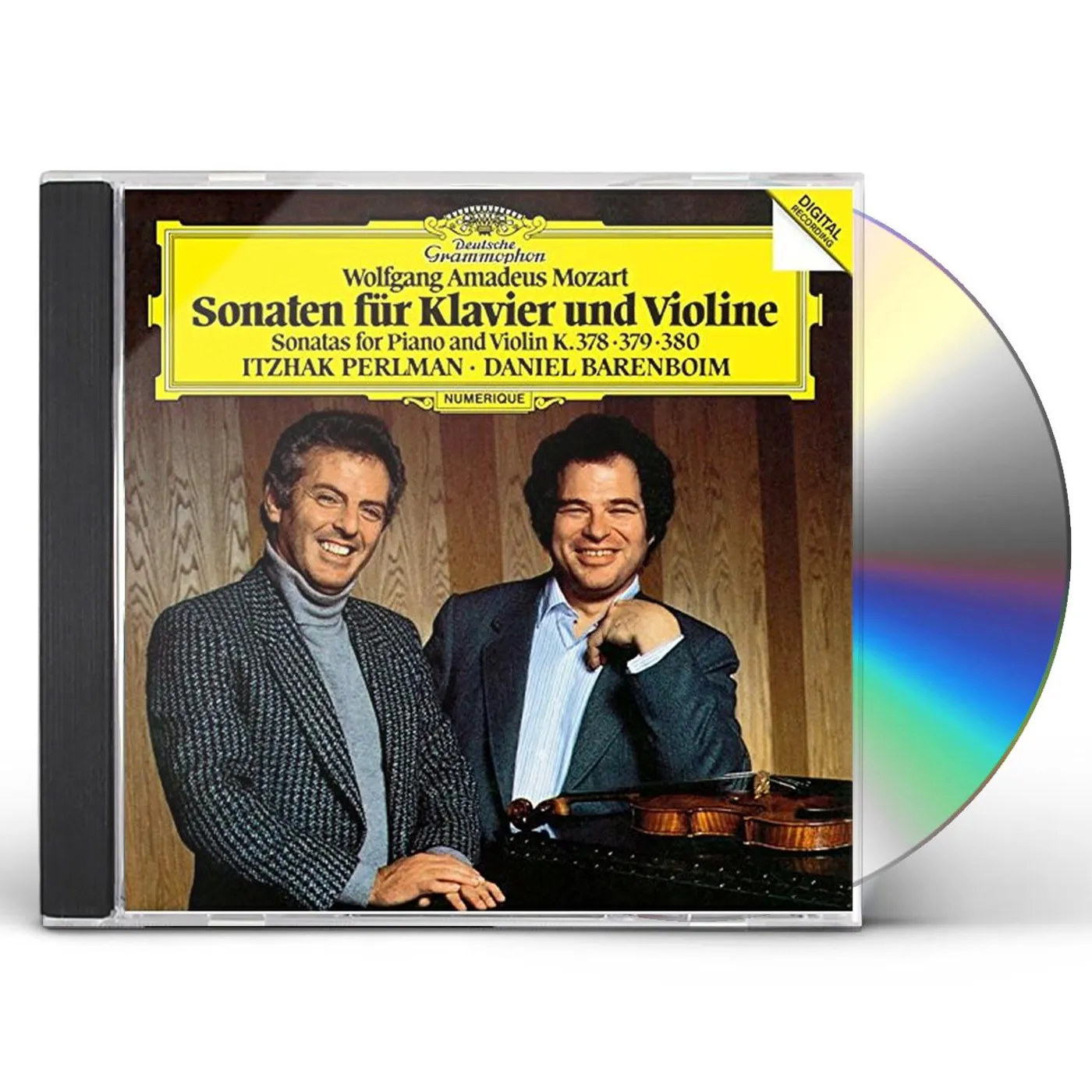 Itzhak Perlman MOZART: VIOLIN SONATAS K 378 379 & CD