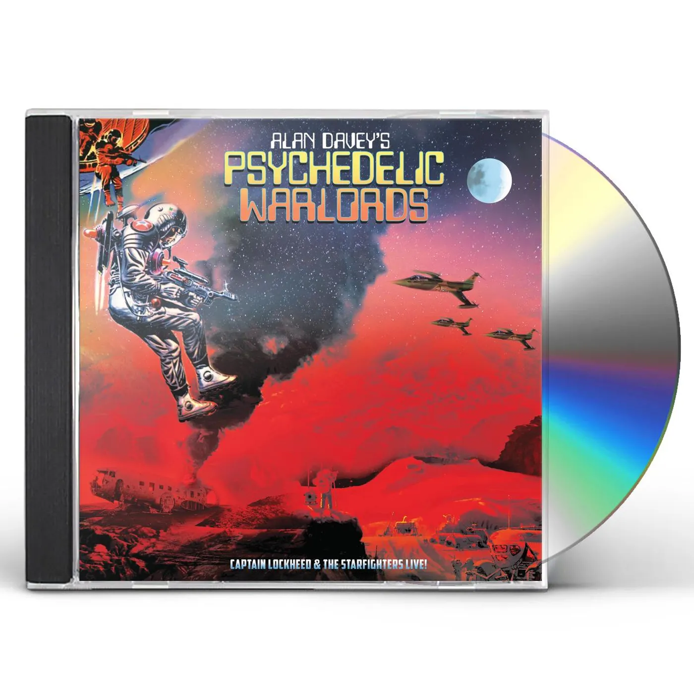 Alan Davey'S Psychedelic Warlords CAPTAIN LOCKHEED AND THE STARFIGHTERS LIVE CD