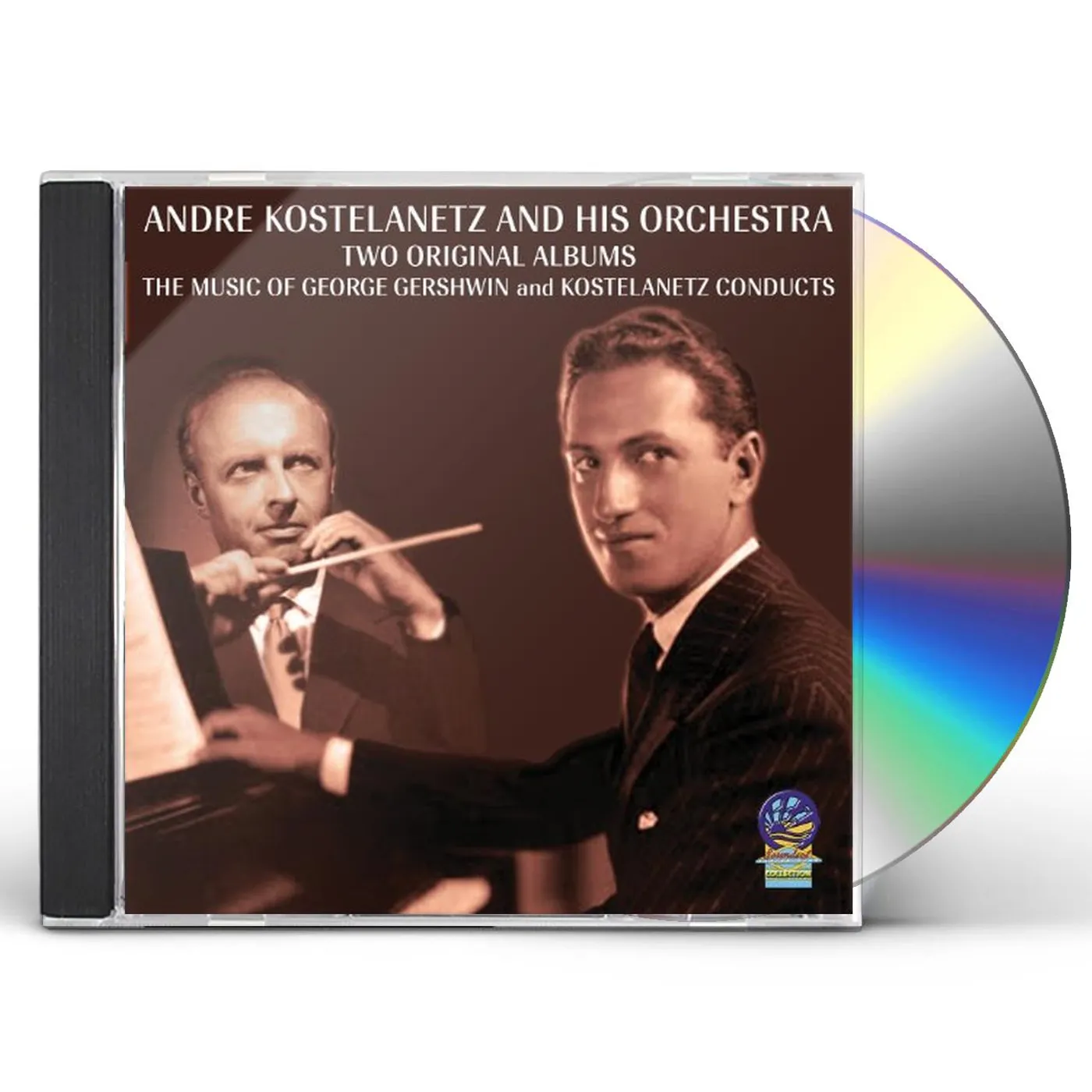 Andre Kostelanetz TWO ORIGINAL ALBUMS: MUSIC OF GEORGE GERSHWIN & CD